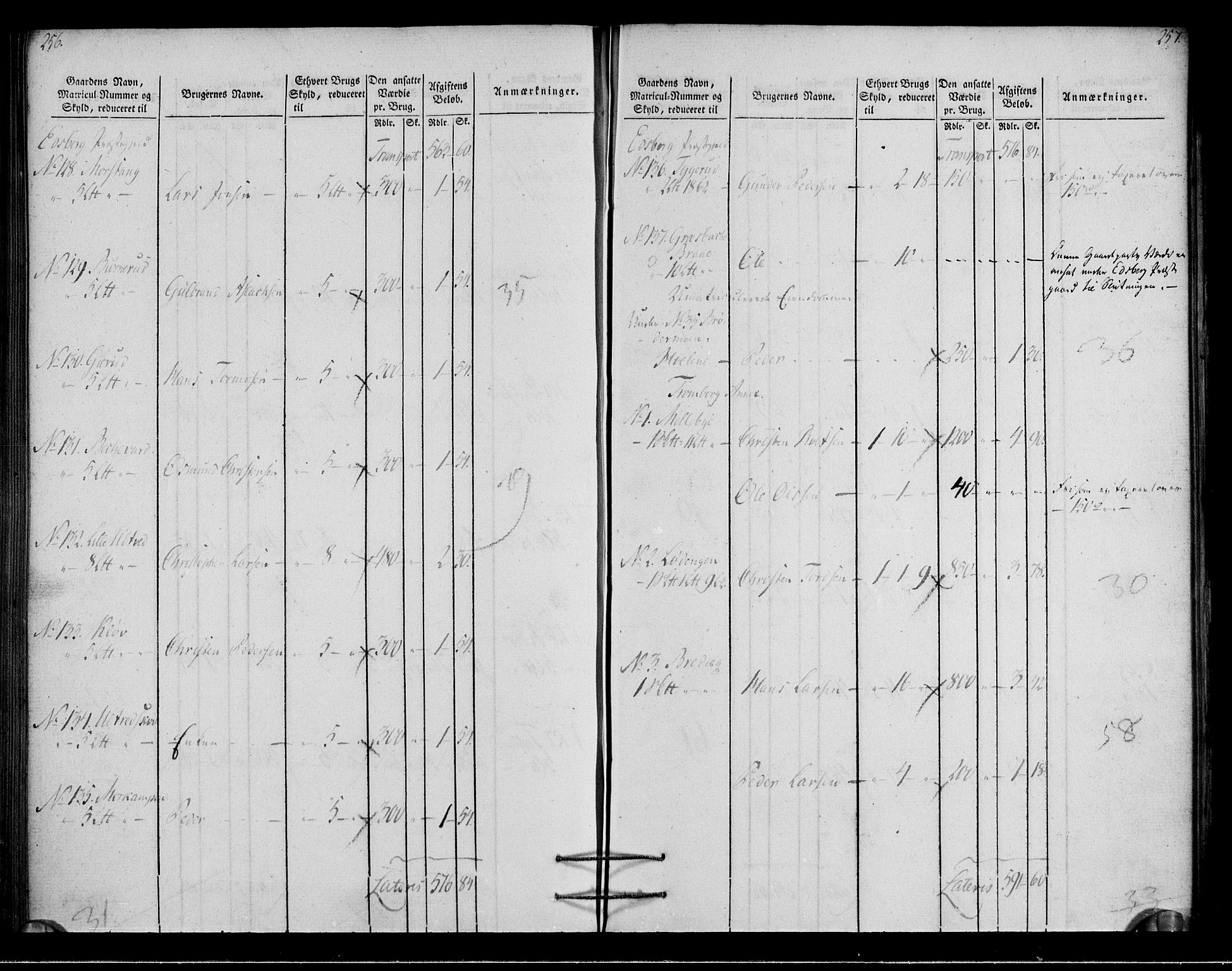 Rentekammeret inntil 1814, Realistisk ordnet avdeling, AV/RA-EA-4070/N/Ne/Nea/L0003: Rakkestad, Heggen og Frøland fogderi. Oppebørselsregister, 1803, p. 131