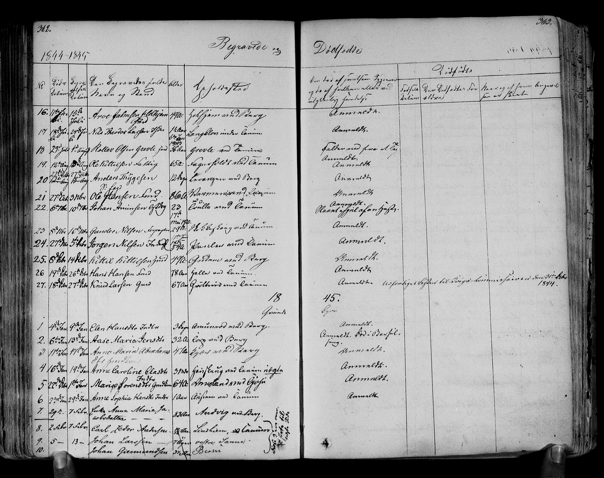 Brunlanes kirkebøker, AV/SAKO-A-342/F/Fa/L0003: Parish register (official) no. I 3, 1834-1845, p. 362-363