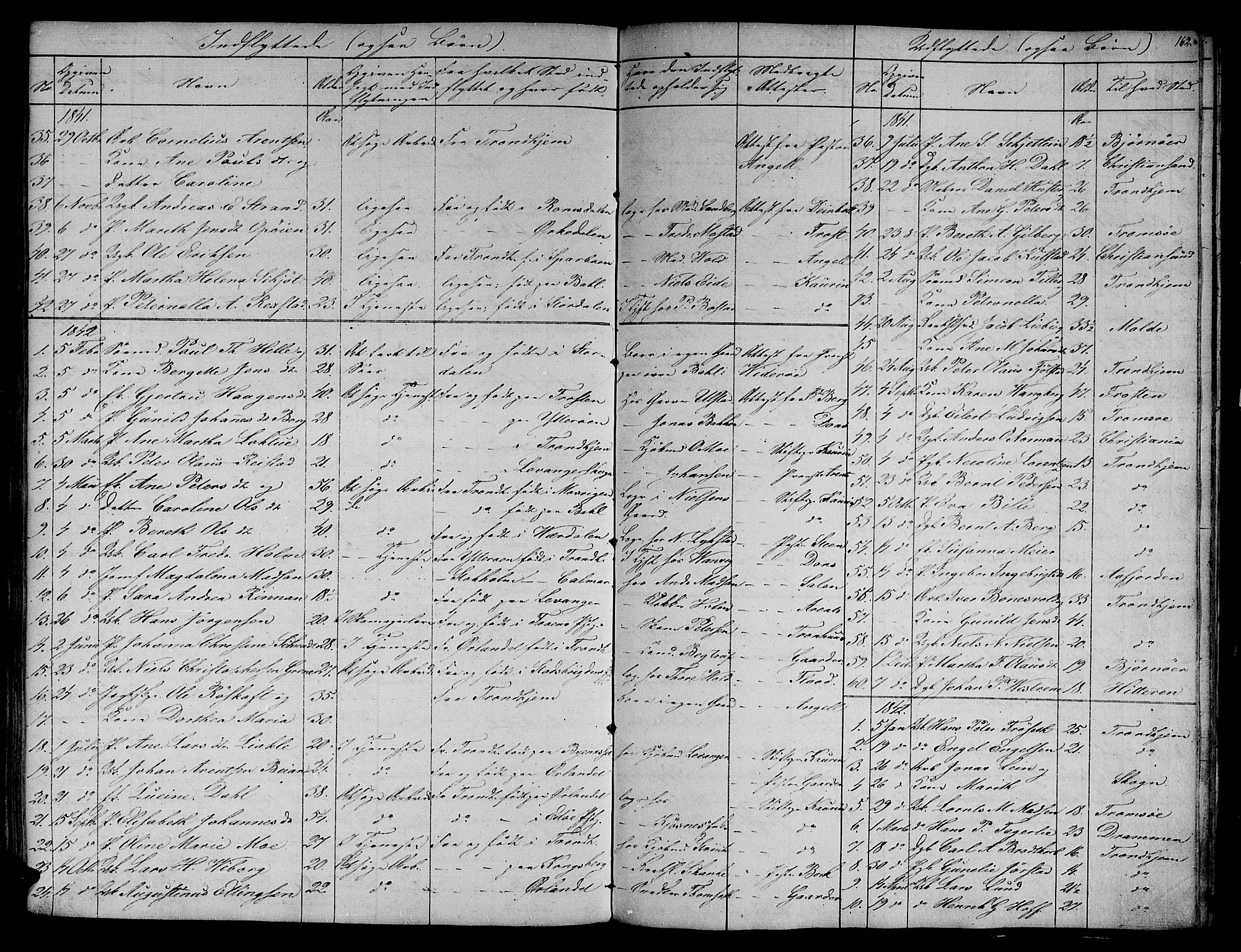 Ministerialprotokoller, klokkerbøker og fødselsregistre - Sør-Trøndelag, SAT/A-1456/604/L0182: Parish register (official) no. 604A03, 1818-1850, p. 162