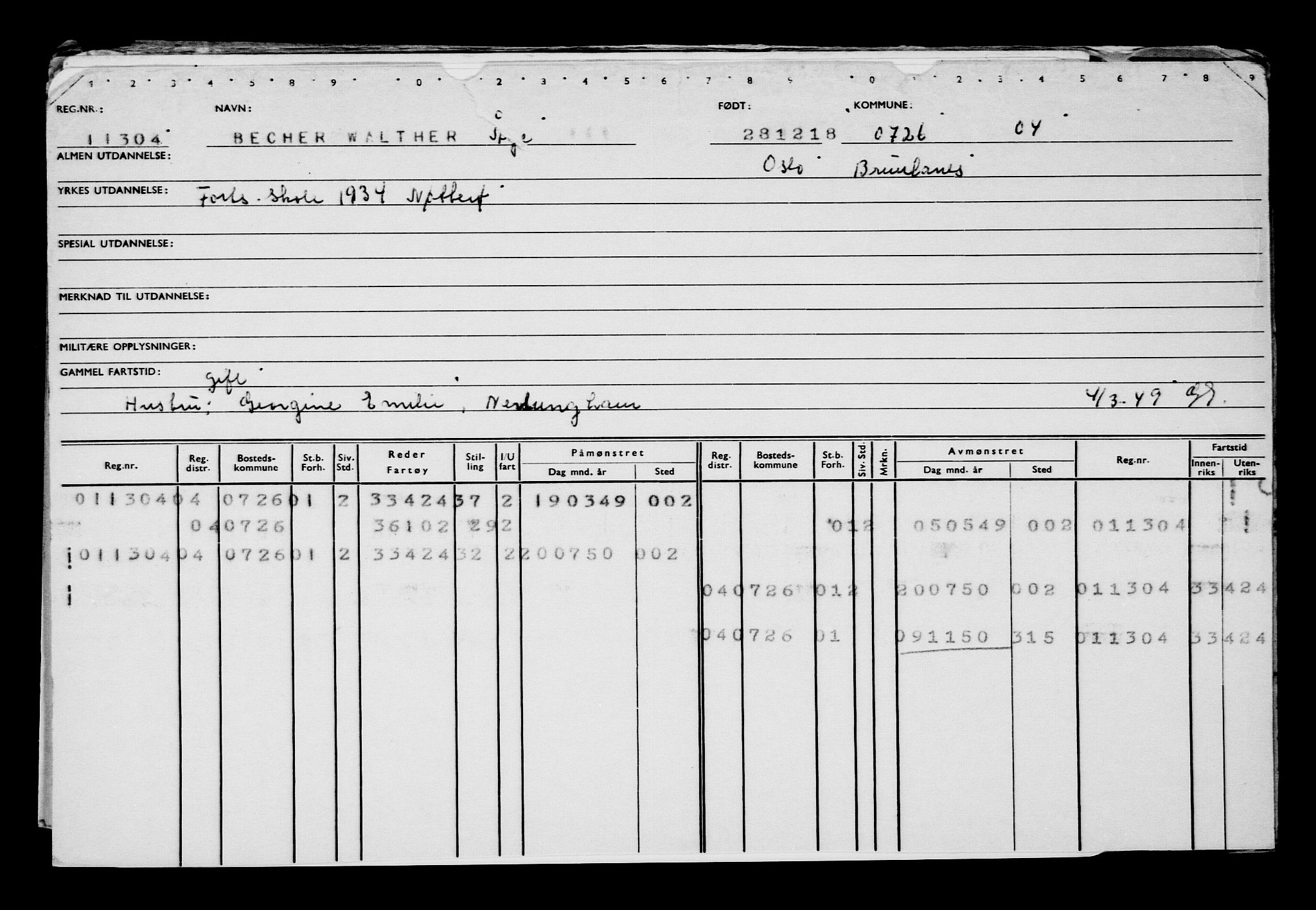 Direktoratet for sjømenn, AV/RA-S-3545/G/Gb/L0165: Hovedkort, 1918-1919, p. 171