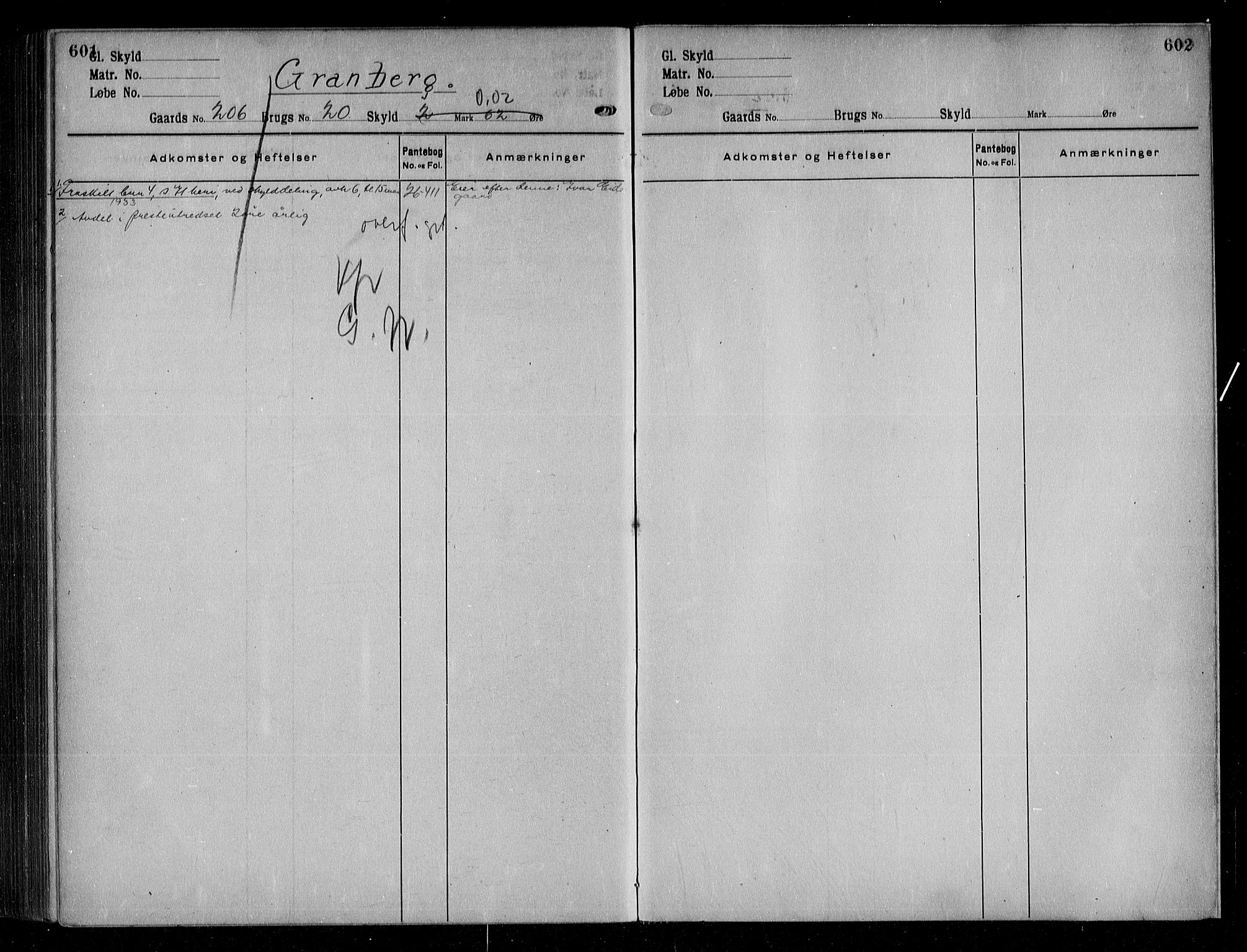 Eidsvoll tingrett, SAO/A-10371/G/Ga/Gac/L0005: Mortgage register no. III III, p. 601-602