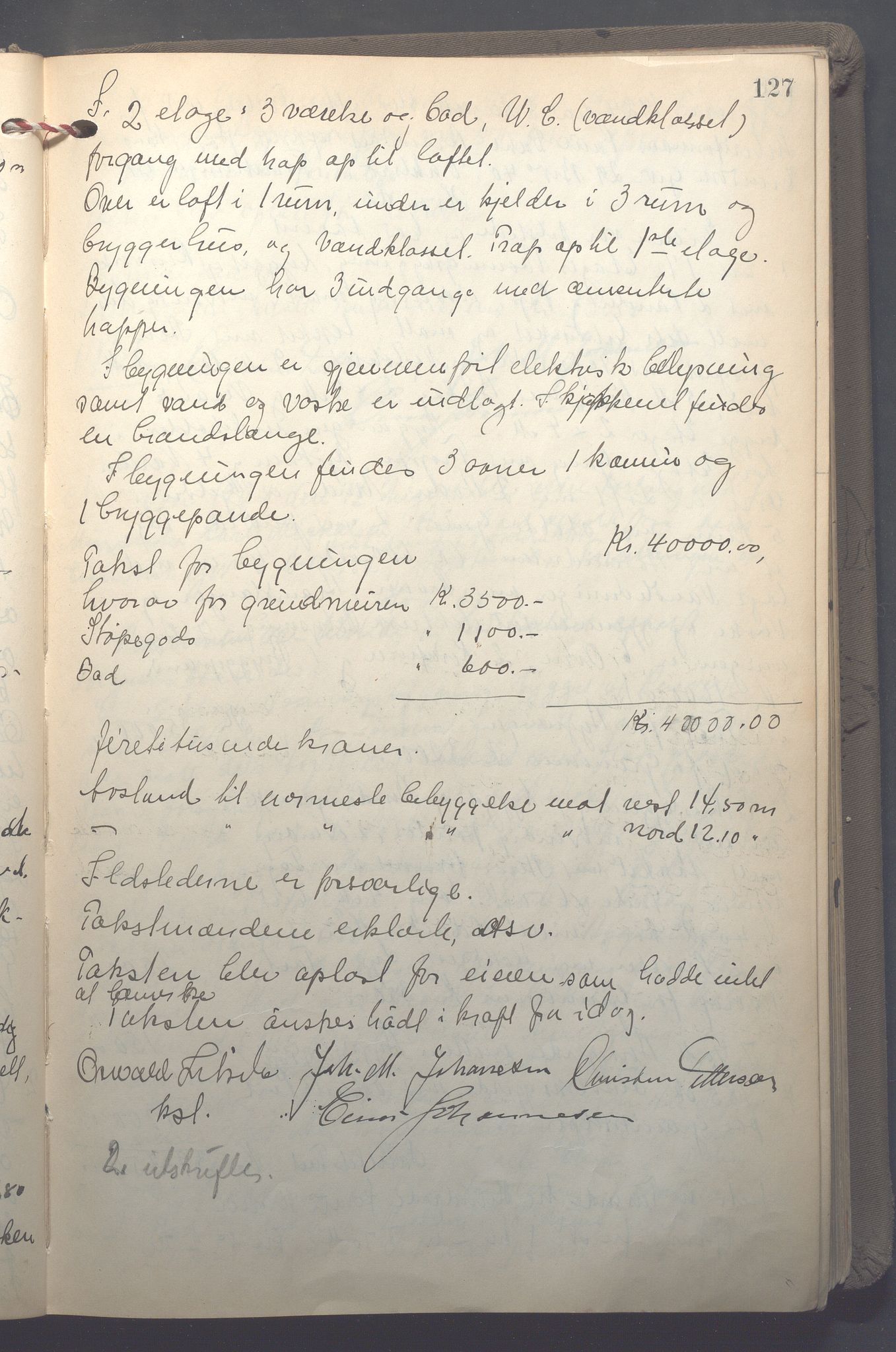 Lensmennene i Aker, OBA/A-10133/F/Fb/L0002: Branntakstprotokoll, 1922-1929, p. 127