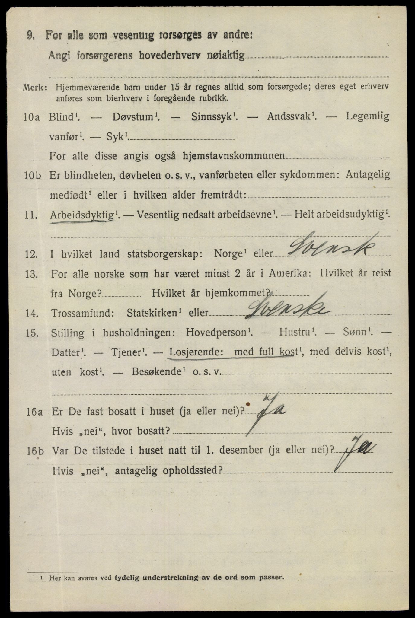 SAO, 1920 census for Nittedal, 1920, p. 5043