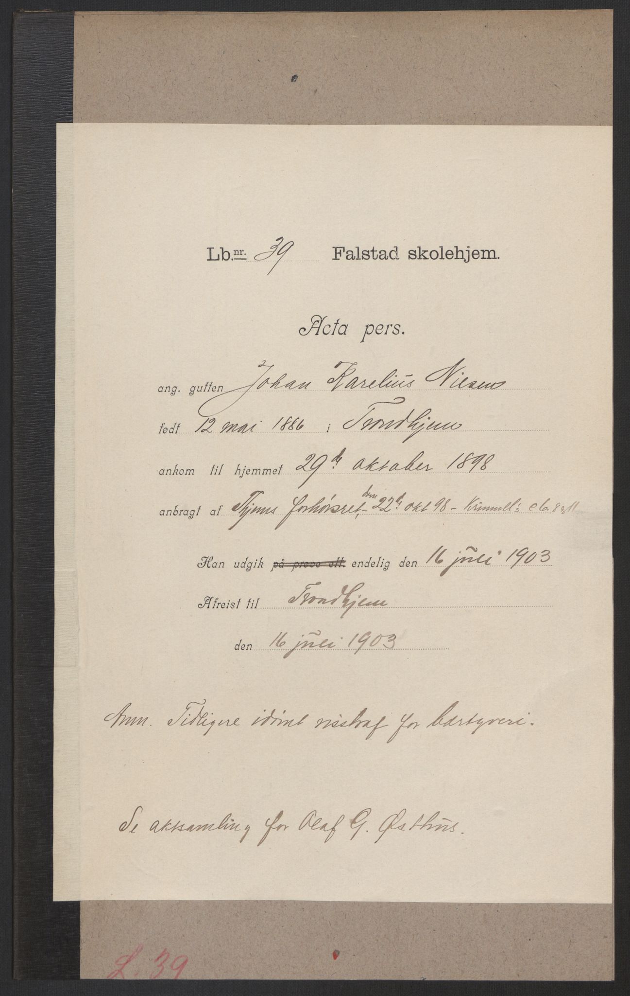 Falstad skolehjem, AV/RA-S-1676/E/Eb/L0001: Elevmapper løpenr. 10-41, 1895-1905, p. 573