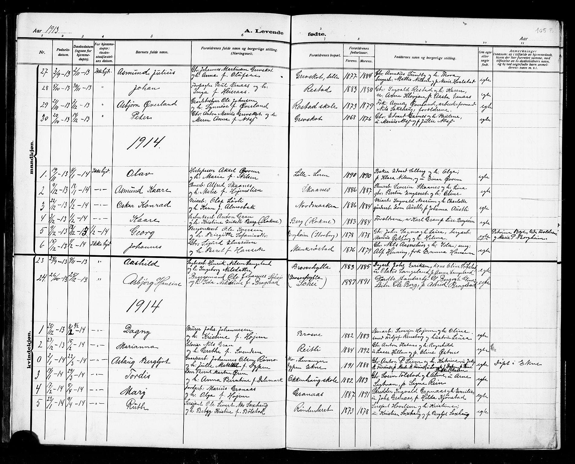 Ministerialprotokoller, klokkerbøker og fødselsregistre - Nord-Trøndelag, SAT/A-1458/721/L0208: Parish register (copy) no. 721C01, 1880-1917, p. 96k