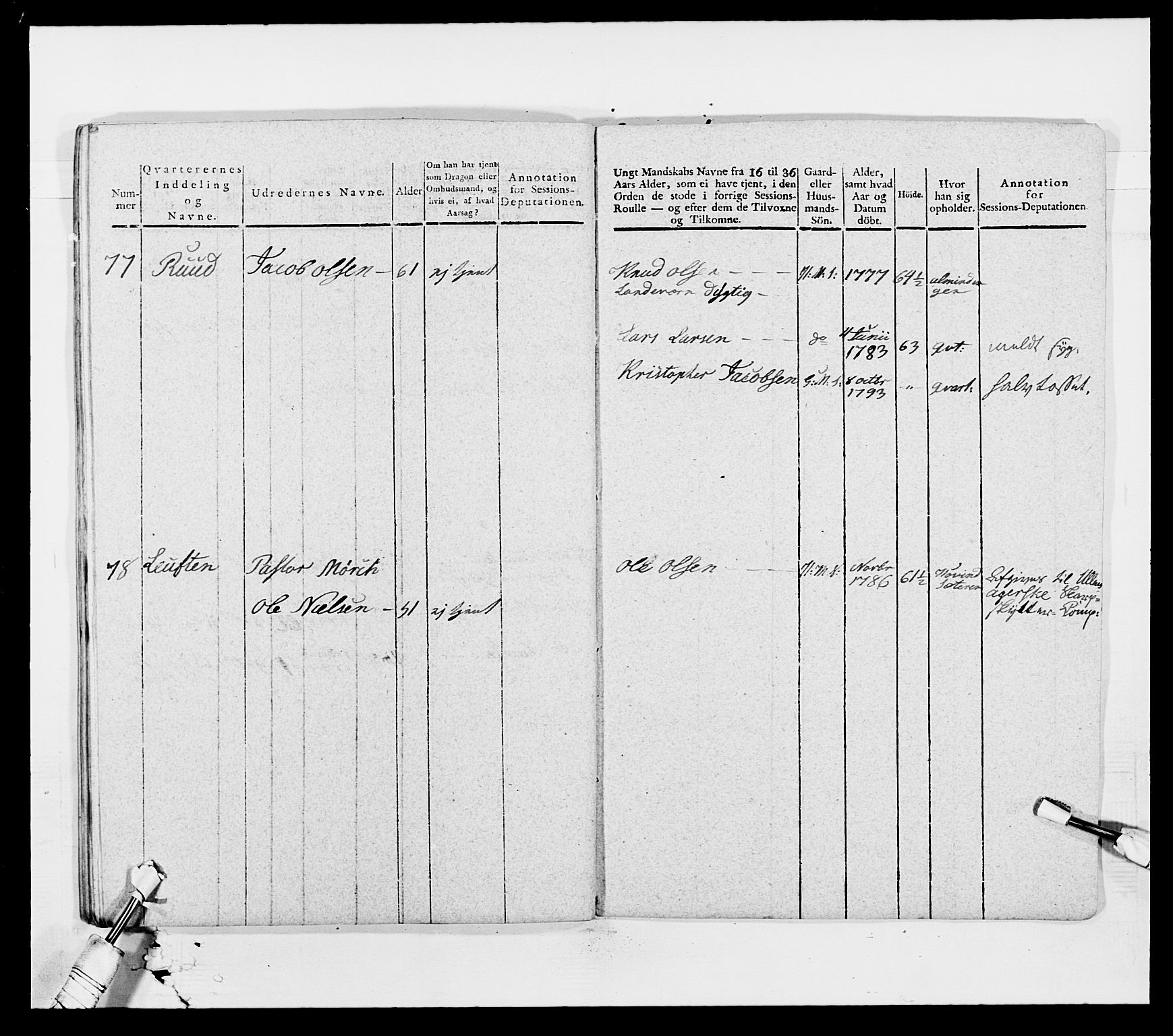 Generalitets- og kommissariatskollegiet, Det kongelige norske kommissariatskollegium, AV/RA-EA-5420/E/Eh/L0003: 1. Sønnafjelske dragonregiment, 1767-1812, p. 730