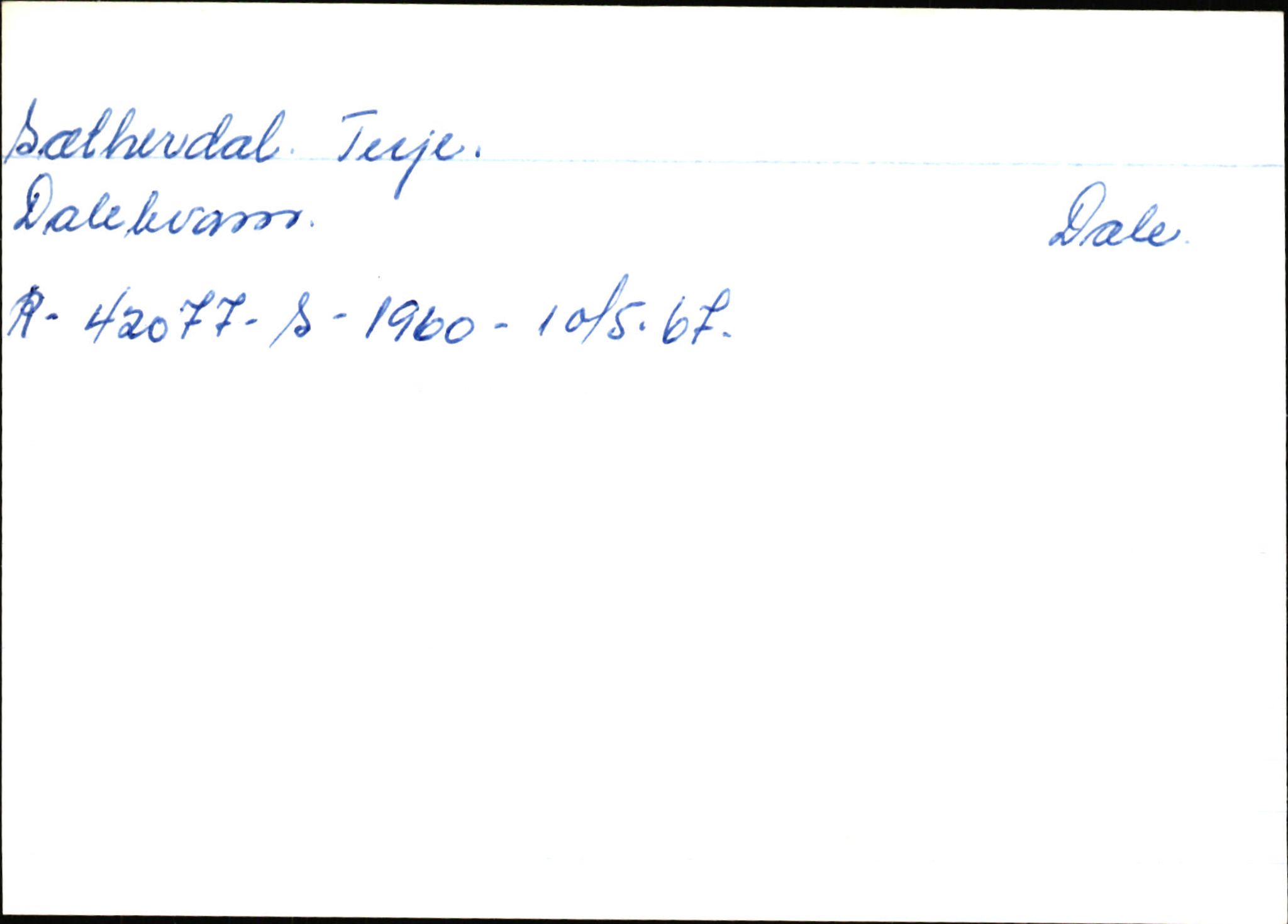 Statens vegvesen, Hordaland vegkontor, AV/SAB-A-5201/2/Ha/L0054: R-eierkort S-T, 1920-1971, p. 21