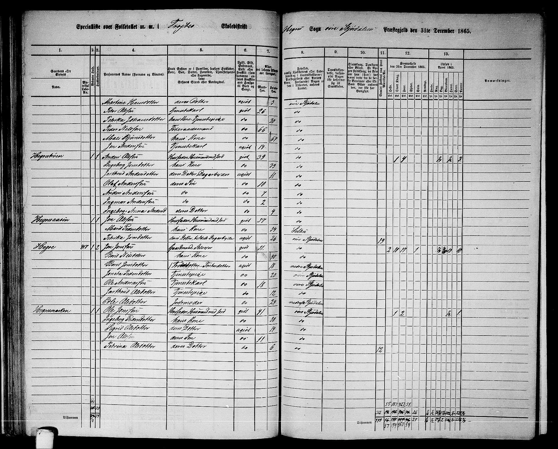 RA, 1865 census for Øvre Stjørdal, 1865, p. 55