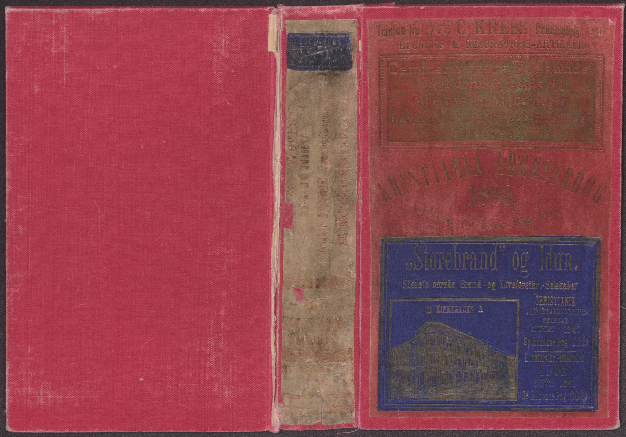 Kristiania/Oslo adressebok, PUBL/-, 1889