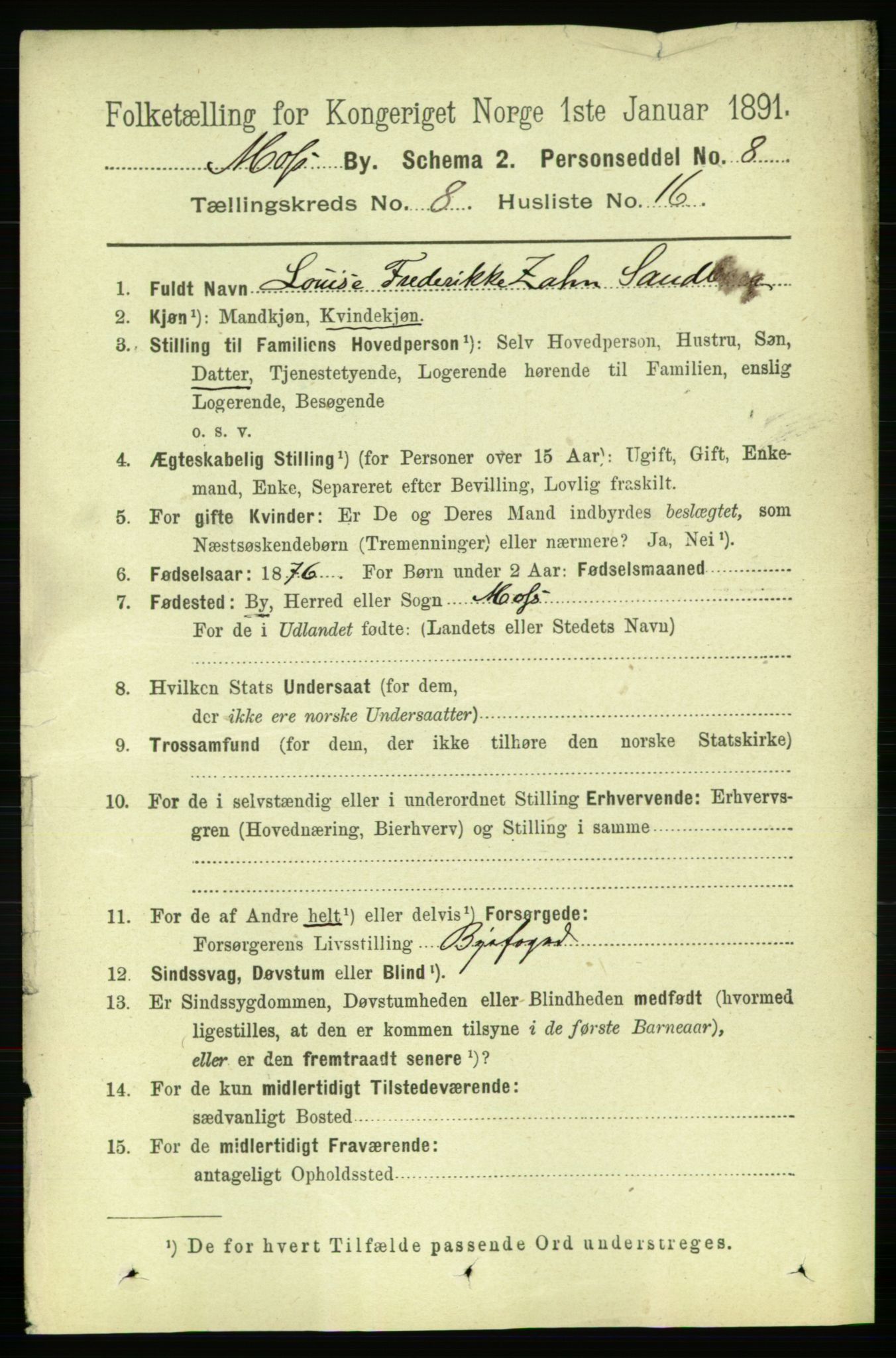 RA, 1891 census for 0104 Moss, 1891, p. 5032