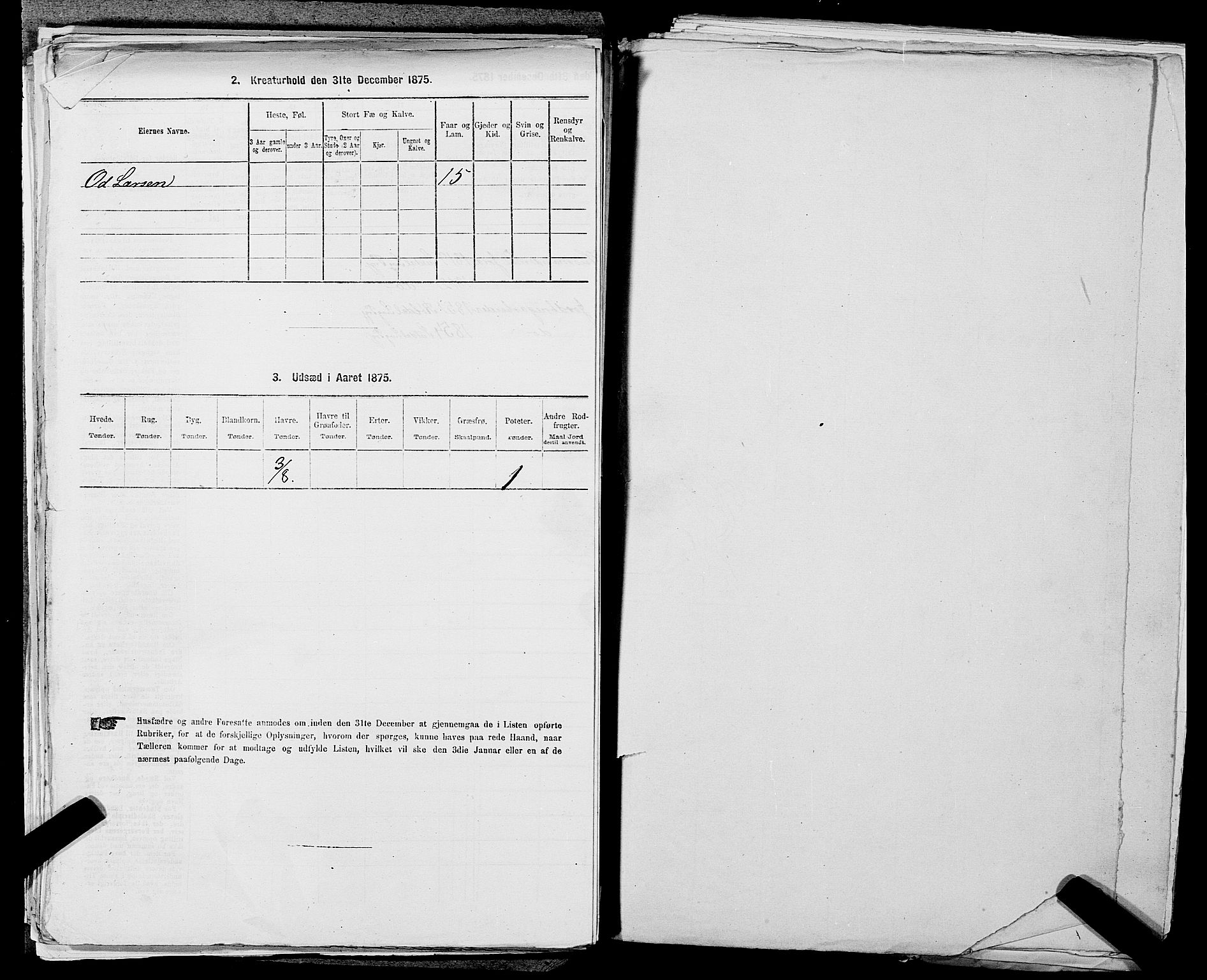 SAST, 1875 census for 1133P Hjelmeland, 1875, p. 1328