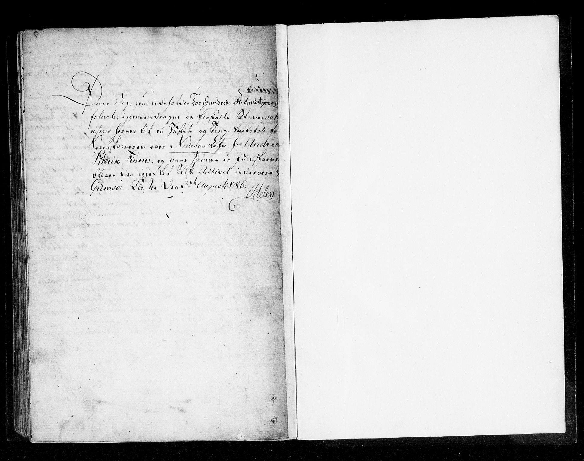 Nedenes sorenskriveri før 1824, SAK/1221-0007/F/Fa/L0037: Tingbok med register nr 32, 1785-1787, p. 285b-286a