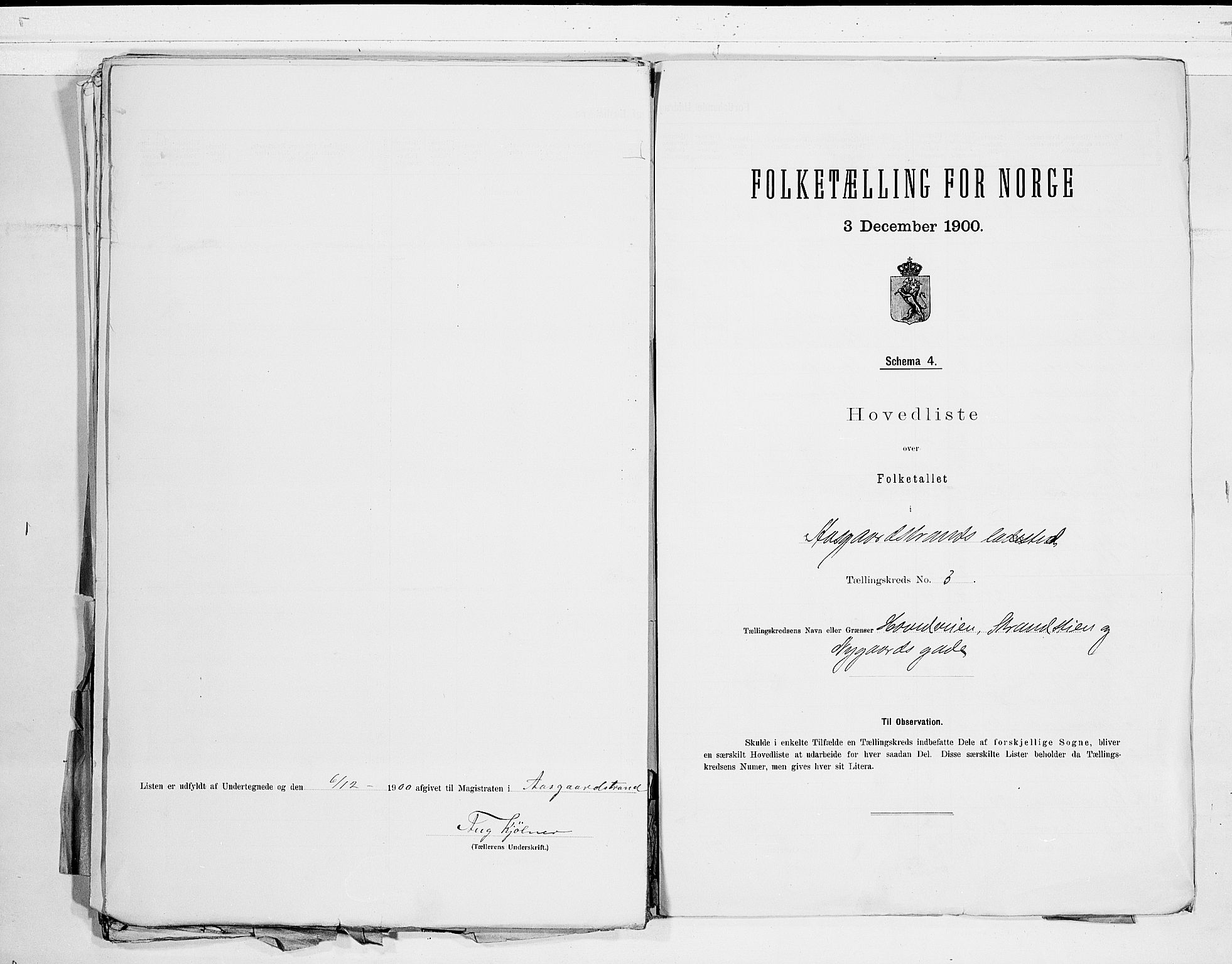 RA, 1900 census for Åsgårdstrand, 1900, p. 8