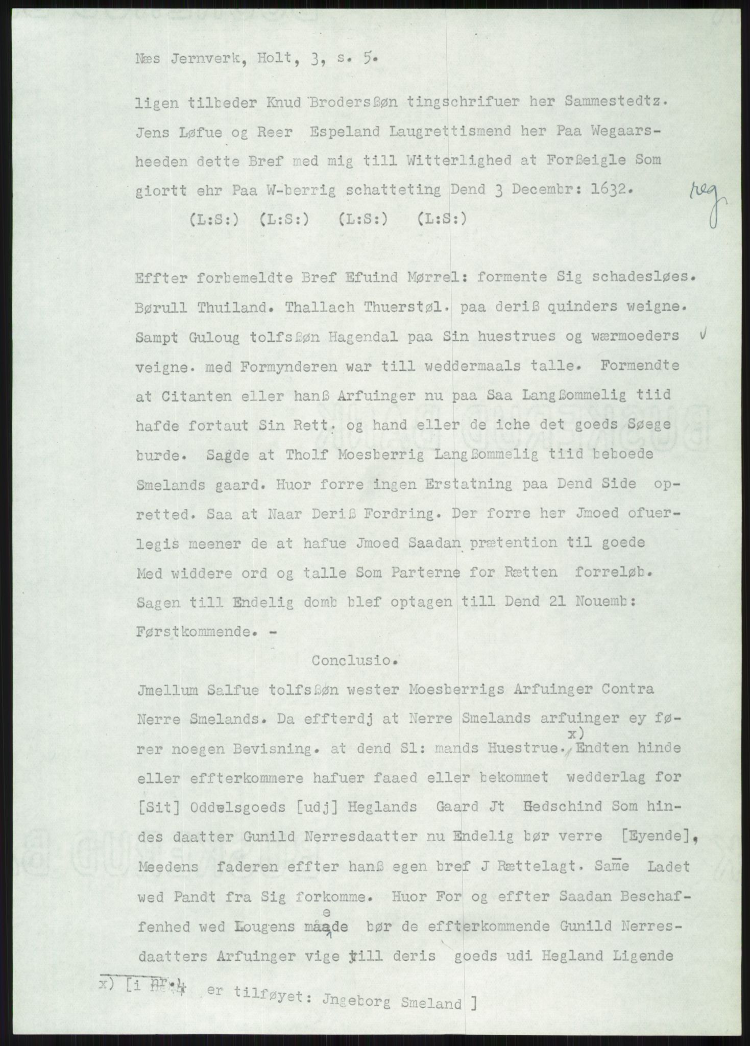 Samlinger til kildeutgivelse, Diplomavskriftsamlingen, AV/RA-EA-4053/H/Ha, p. 3247