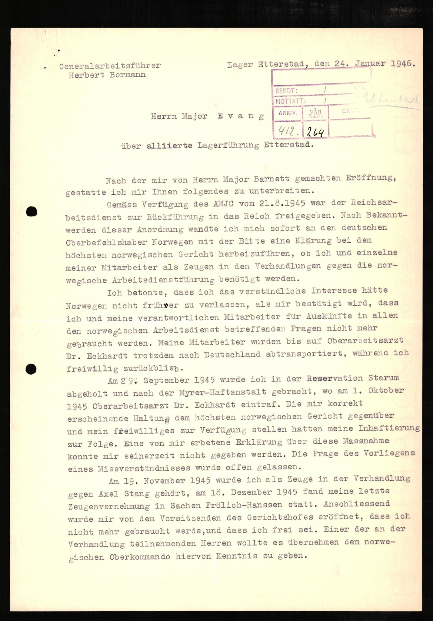 Forsvaret, Forsvarets overkommando II, AV/RA-RAFA-3915/D/Db/L0004: CI Questionaires. Tyske okkupasjonsstyrker i Norge. Tyskere., 1945-1946, p. 13