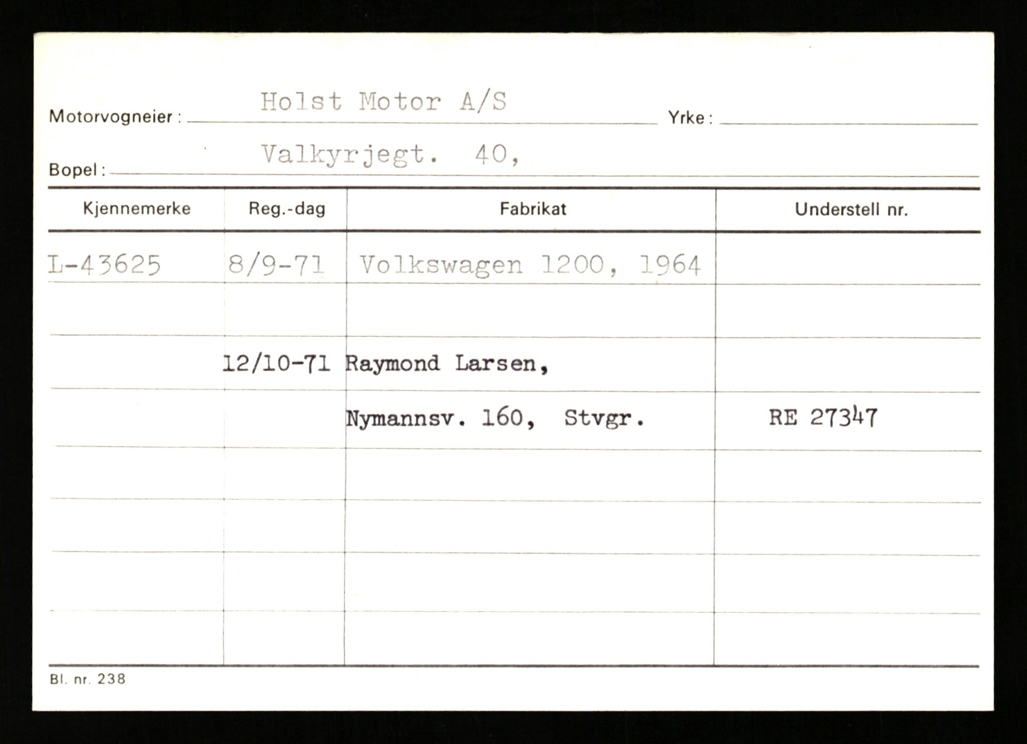 Stavanger trafikkstasjon, AV/SAST-A-101942/0/G/L0006: Registreringsnummer: 34250 - 49007, 1930-1971, p. 2462