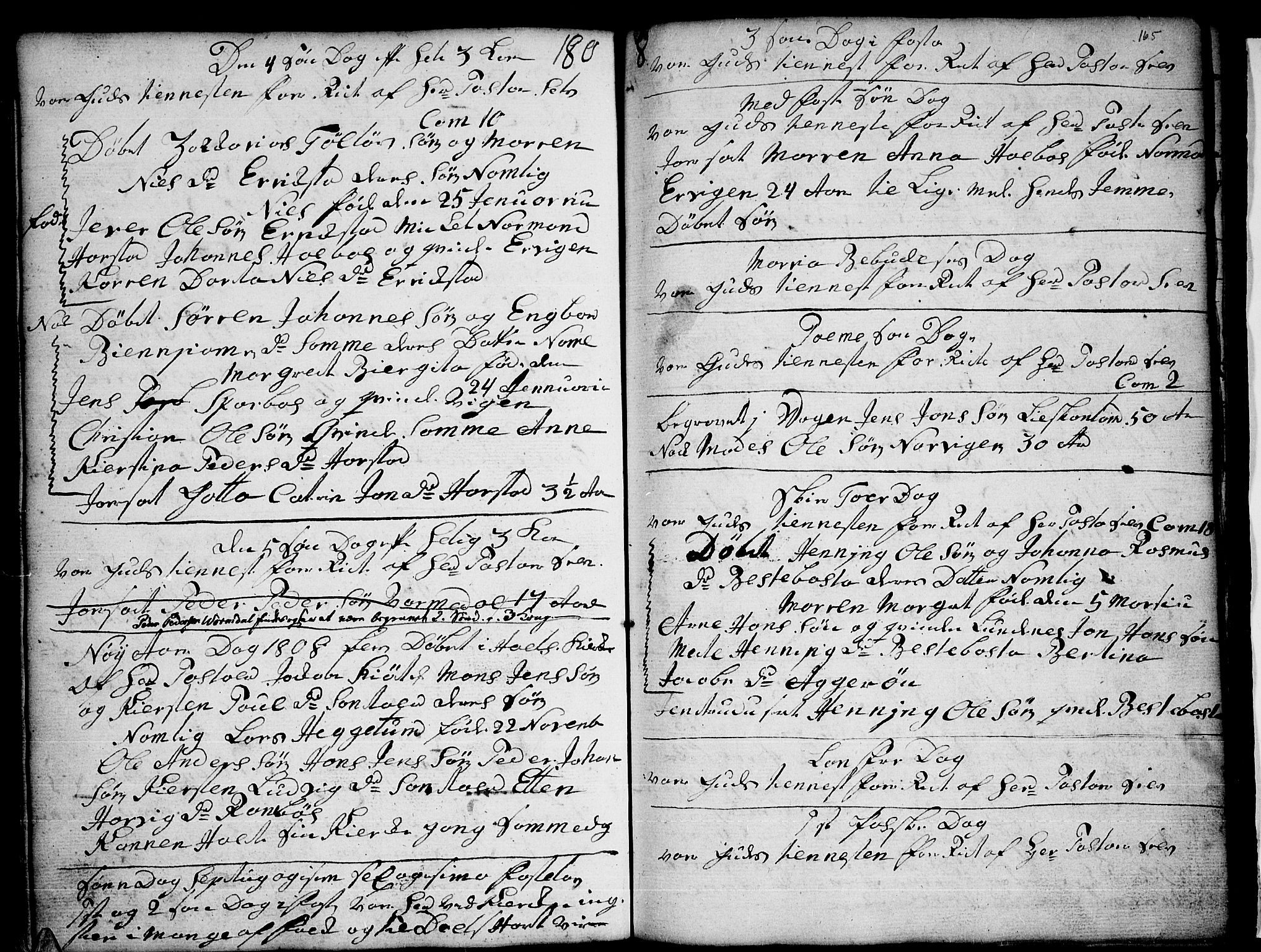 Trondenes sokneprestkontor, AV/SATØ-S-1319/H/Hb/L0002klokker: Parish register (copy) no. 2, 1795-1818, p. 165