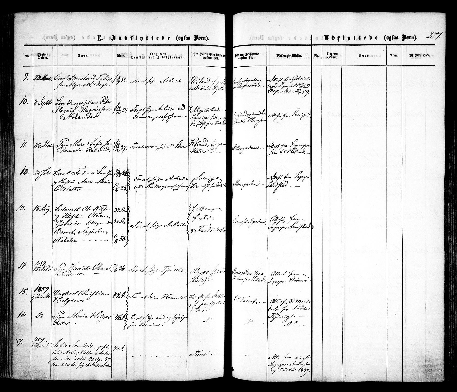 Sarpsborg prestekontor Kirkebøker, SAO/A-2006/F/Fa/L0001: Parish register (official) no. 1, 1859-1868, p. 277