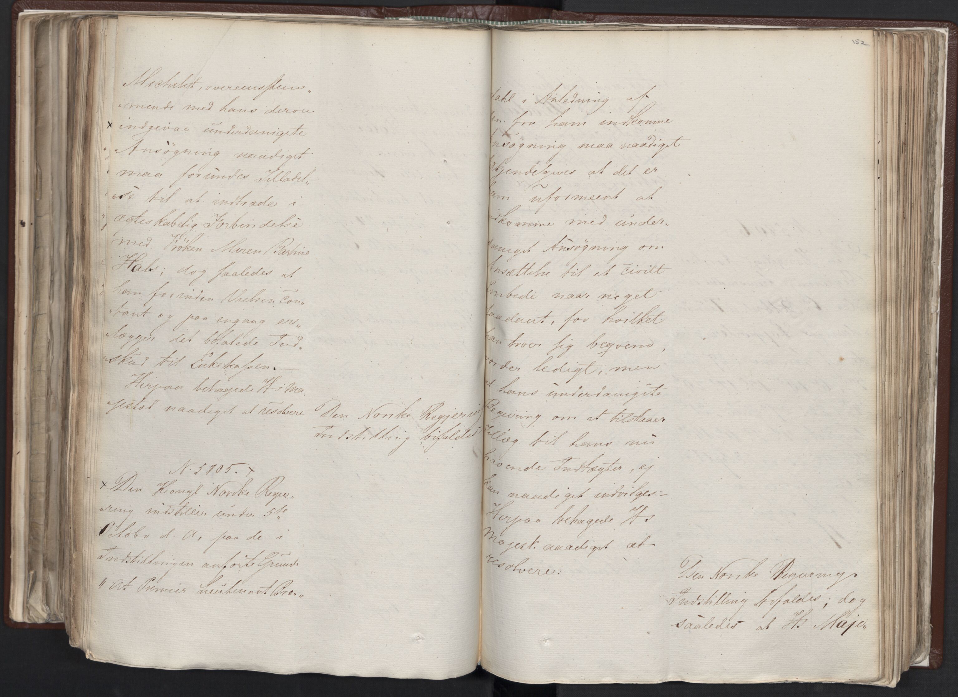 Statsrådssekretariatet, AV/RA-S-1001/A/Ab/L0012: Kgl. res. nr. 5679-6008 II, 1821, p. 151b-152a