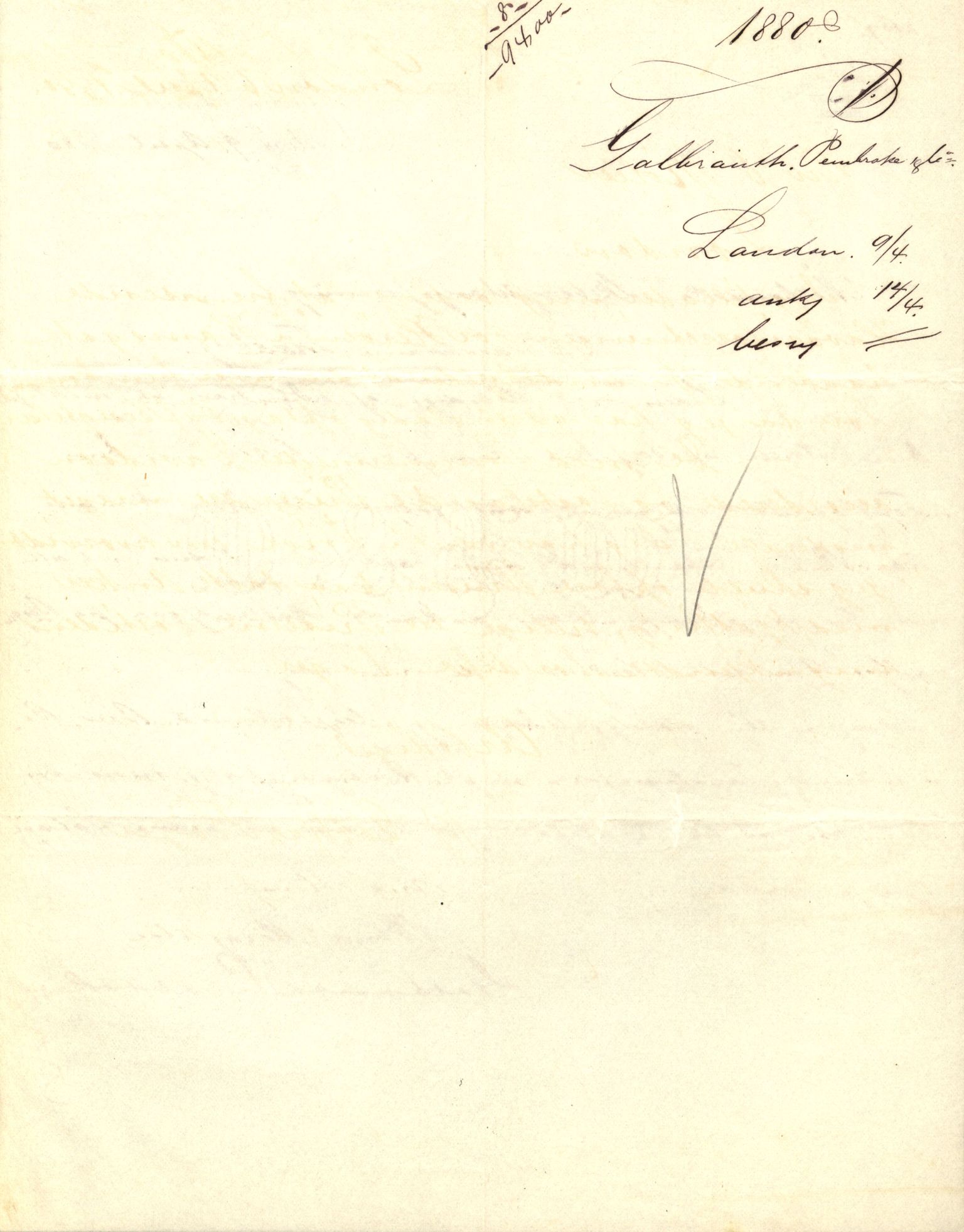 Pa 63 - Østlandske skibsassuranceforening, VEMU/A-1079/G/Ga/L0012/0007: Havaridokumenter / Herøen, 1880