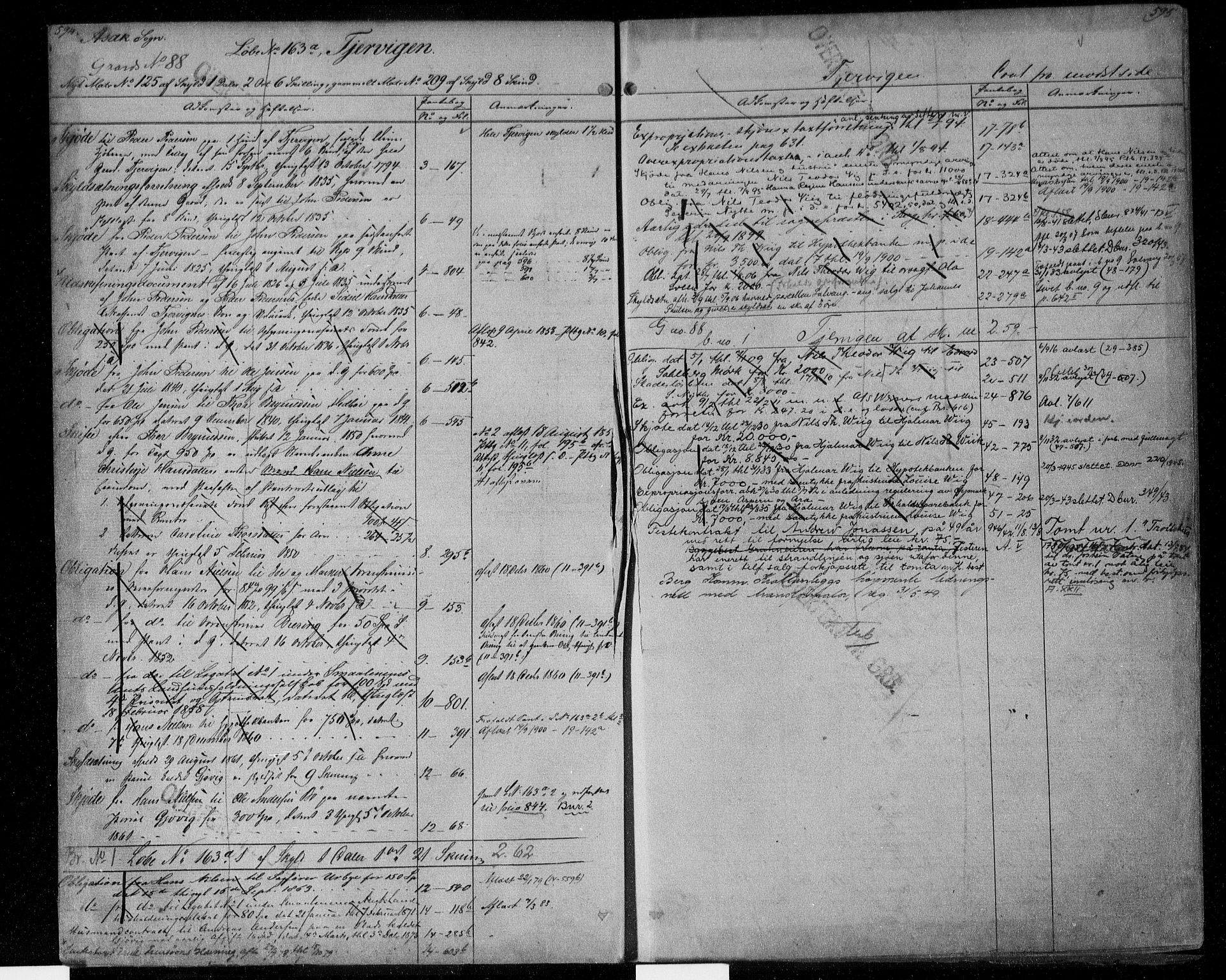 Idd og Marker sorenskriveri, AV/SAO-A-10283/G/Ga/Gac/L0004b: Mortgage register no. II 4b, 1848-1953, p. 594-595