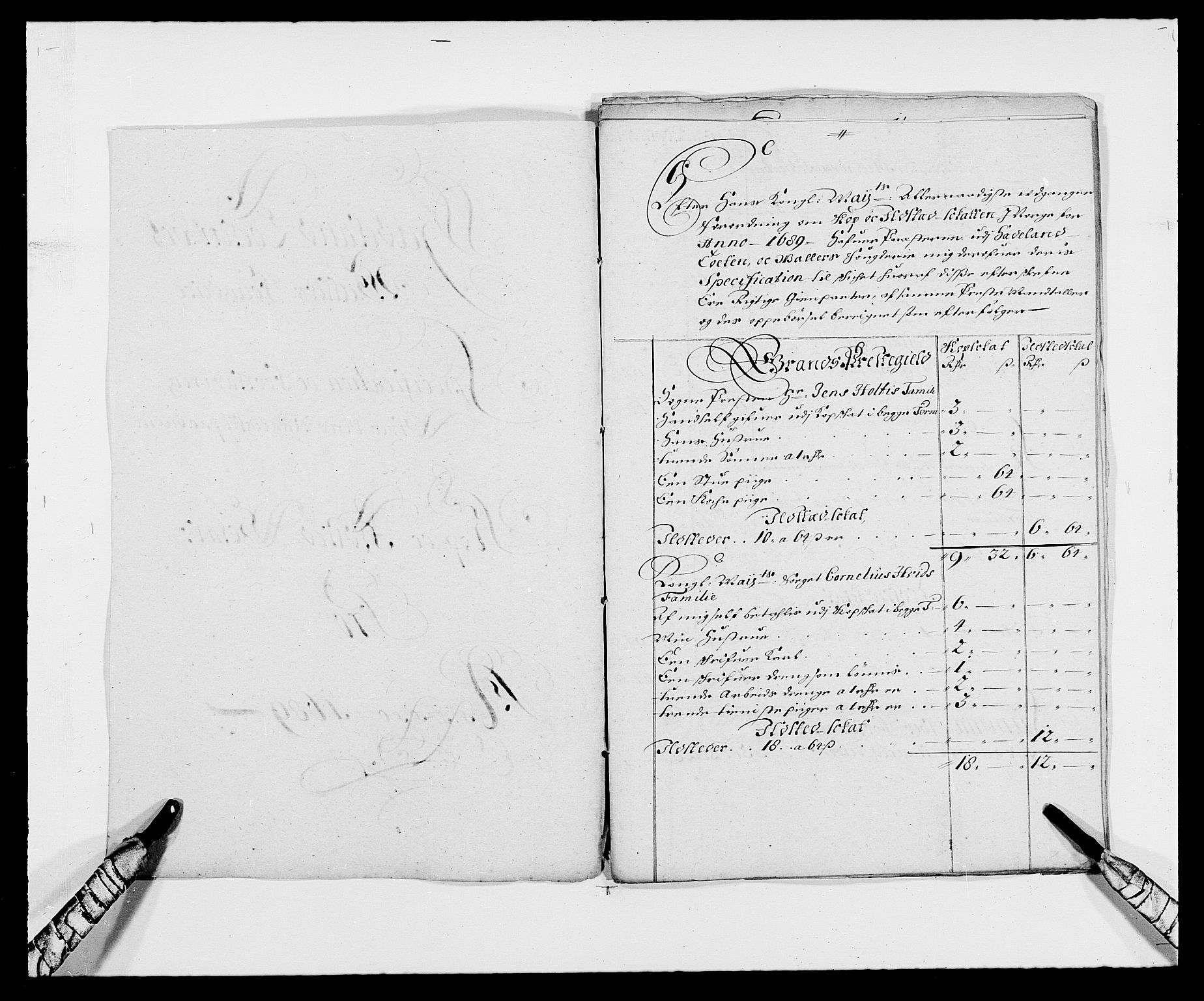 Rentekammeret inntil 1814, Reviderte regnskaper, Fogderegnskap, RA/EA-4092/R18/L1288: Fogderegnskap Hadeland, Toten og Valdres, 1689, p. 207
