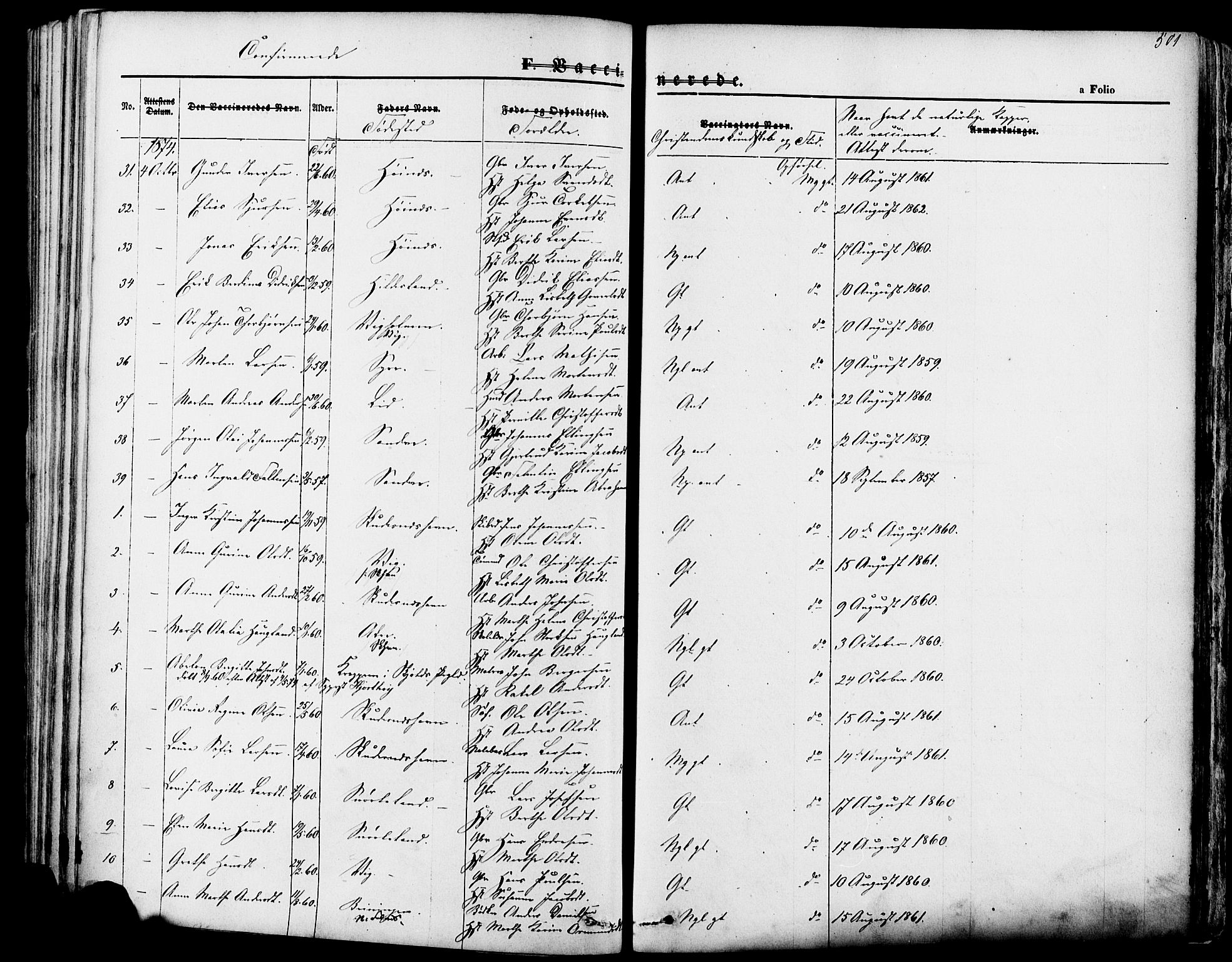 Skudenes sokneprestkontor, AV/SAST-A -101849/H/Ha/Haa/L0006: Parish register (official) no. A 4, 1864-1881, p. 501