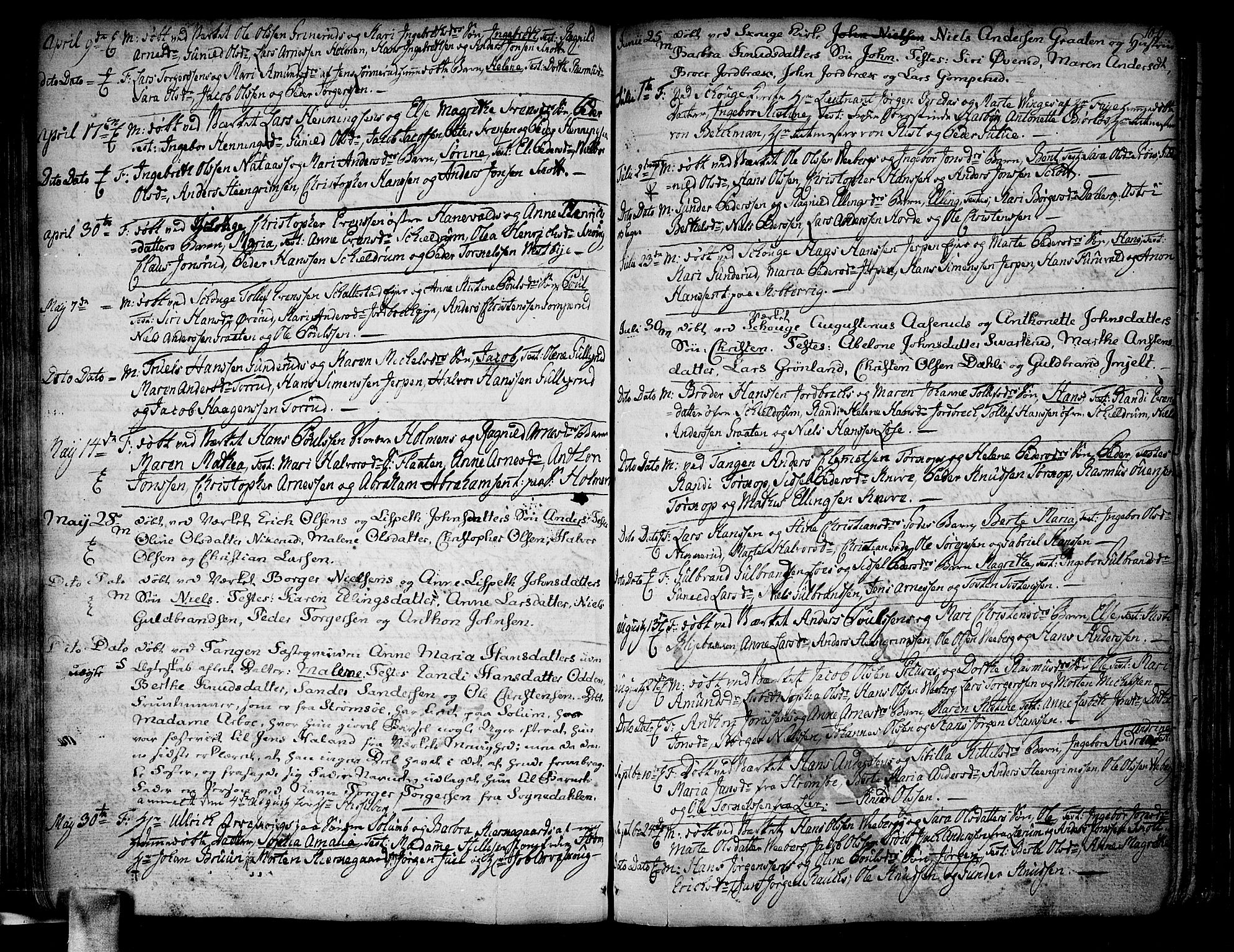 Skoger kirkebøker, SAKO/A-59/F/Fa/L0001: Parish register (official) no. I 1, 1746-1814, p. 100