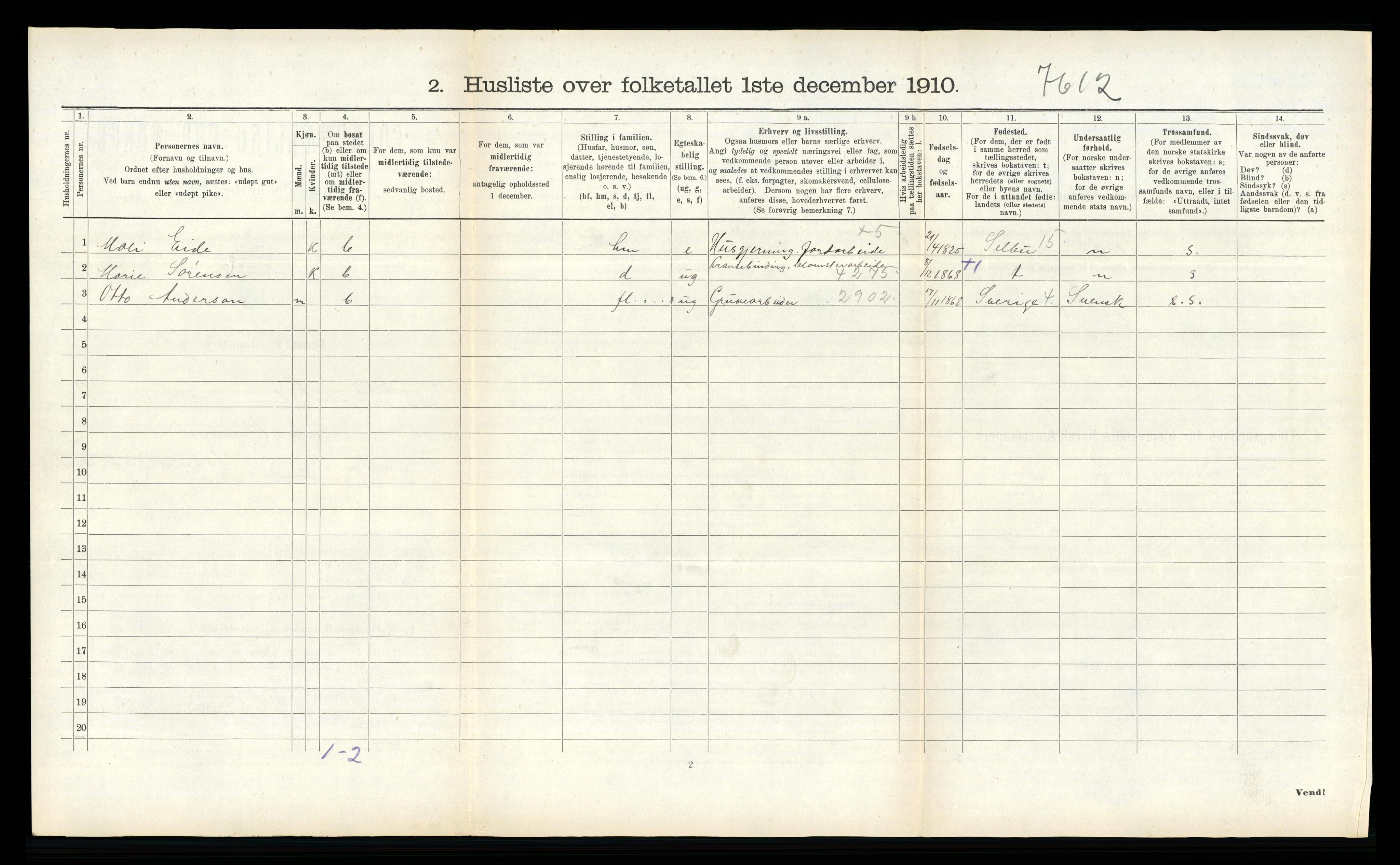 RA, 1910 census for Stjørdal, 1910, p. 407