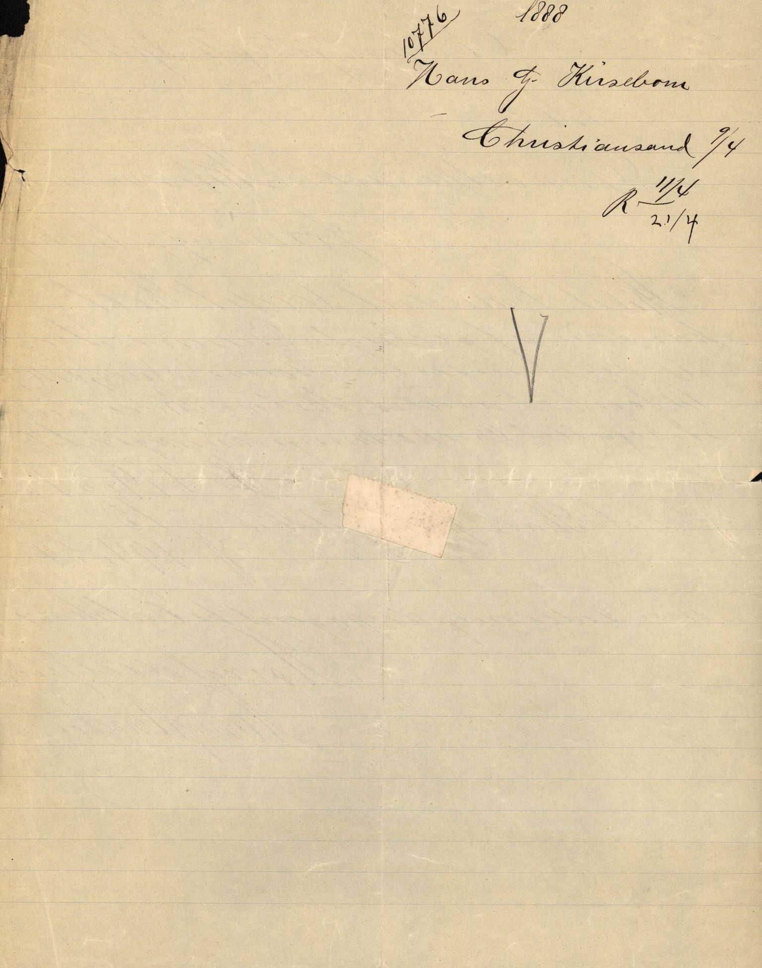 Pa 63 - Østlandske skibsassuranceforening, VEMU/A-1079/G/Ga/L0021/0008: Havaridokumenter / Betsy & Arnold, Bertrand, Brillant, Britania, 1888, p. 12