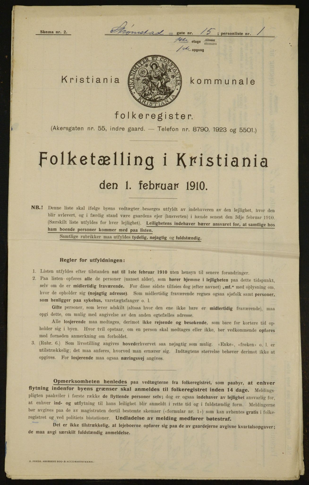 OBA, Municipal Census 1910 for Kristiania, 1910, p. 98638