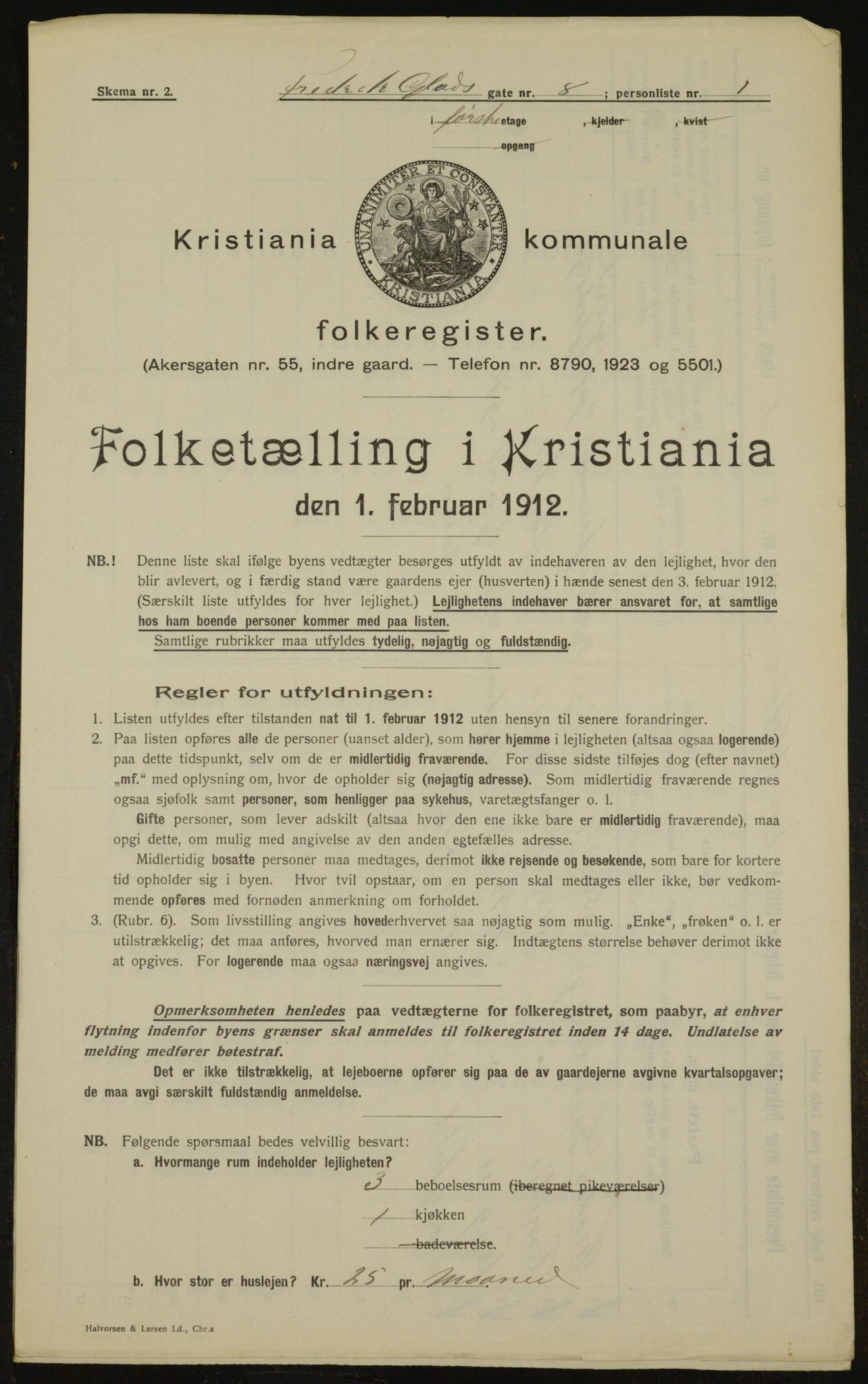 OBA, Municipal Census 1912 for Kristiania, 1912, p. 26547