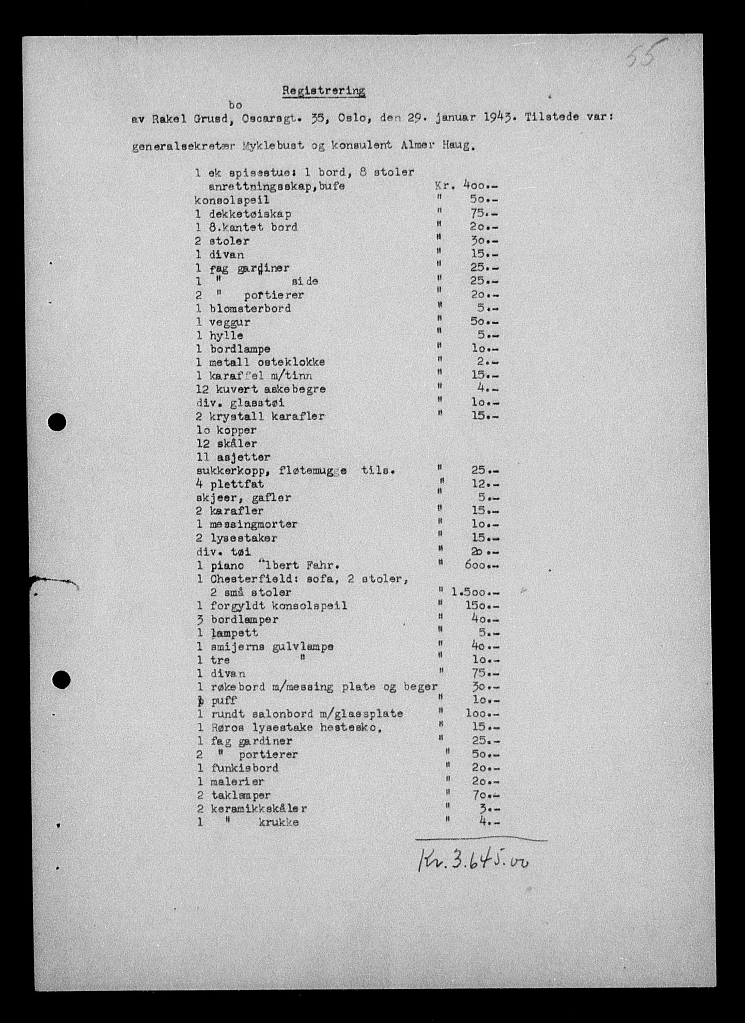 Justisdepartementet, Tilbakeføringskontoret for inndratte formuer, AV/RA-S-1564/H/Hc/Hcc/L0939: --, 1945-1947, p. 11