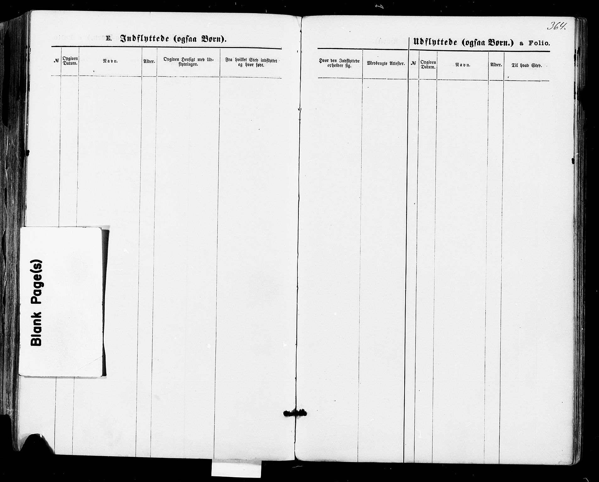 Bygland sokneprestkontor, AV/SAK-1111-0006/F/Fa/Fab/L0006: Parish register (official) no. A 6, 1873-1884, p. 364