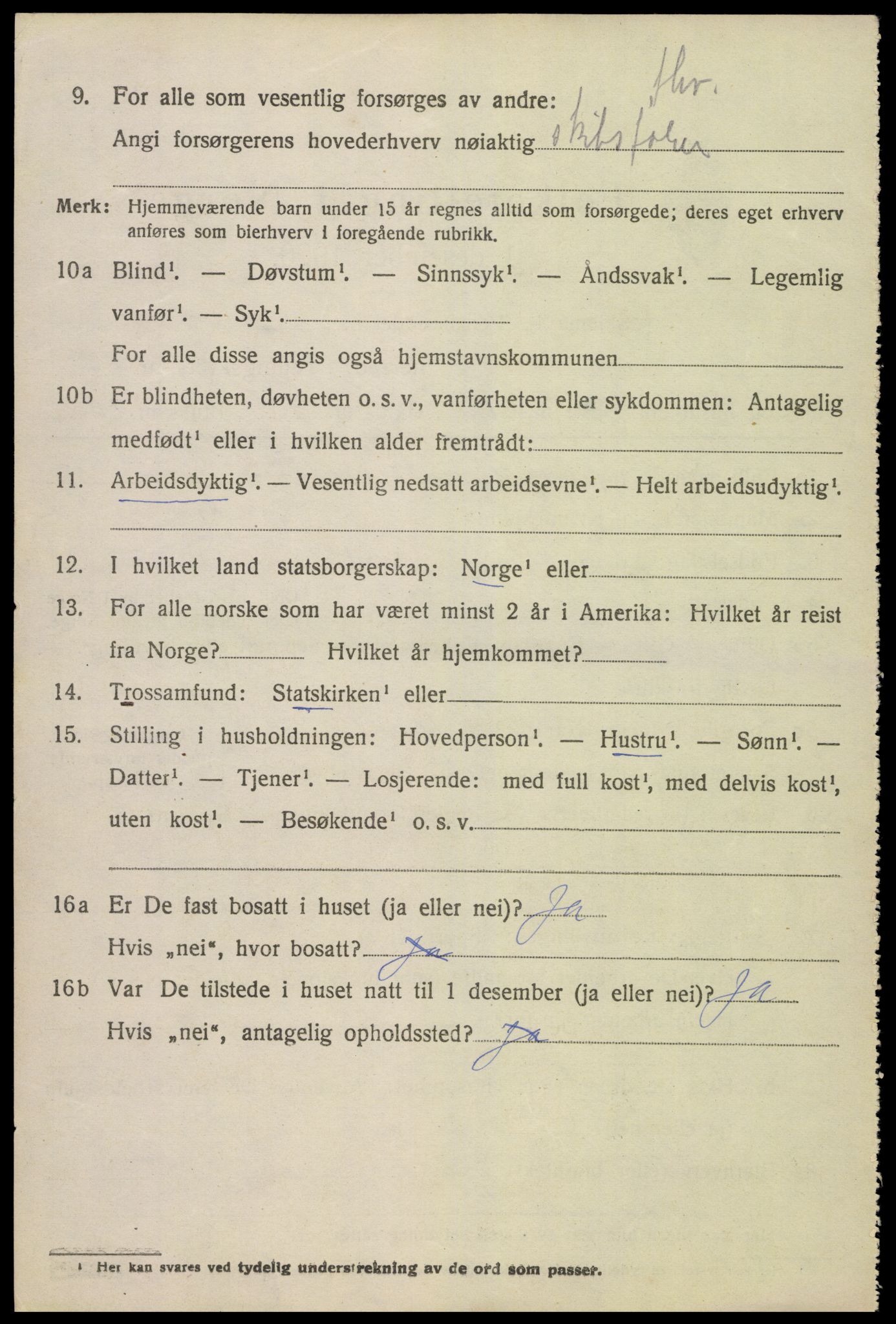 SAK, 1920 census for Flosta, 1920, p. 2859