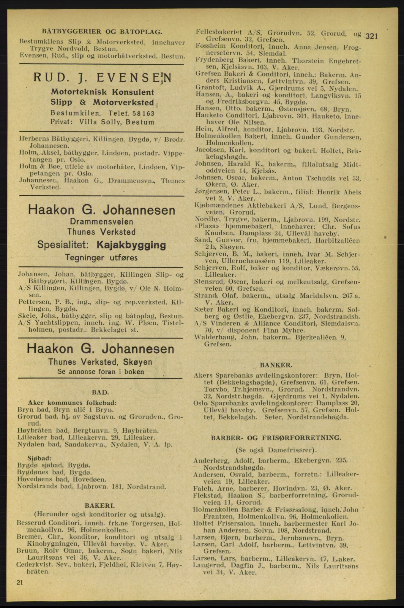 Aker adressebok/adressekalender, PUBL/001/A/005: Aker adressebok, 1934-1935, p. 321