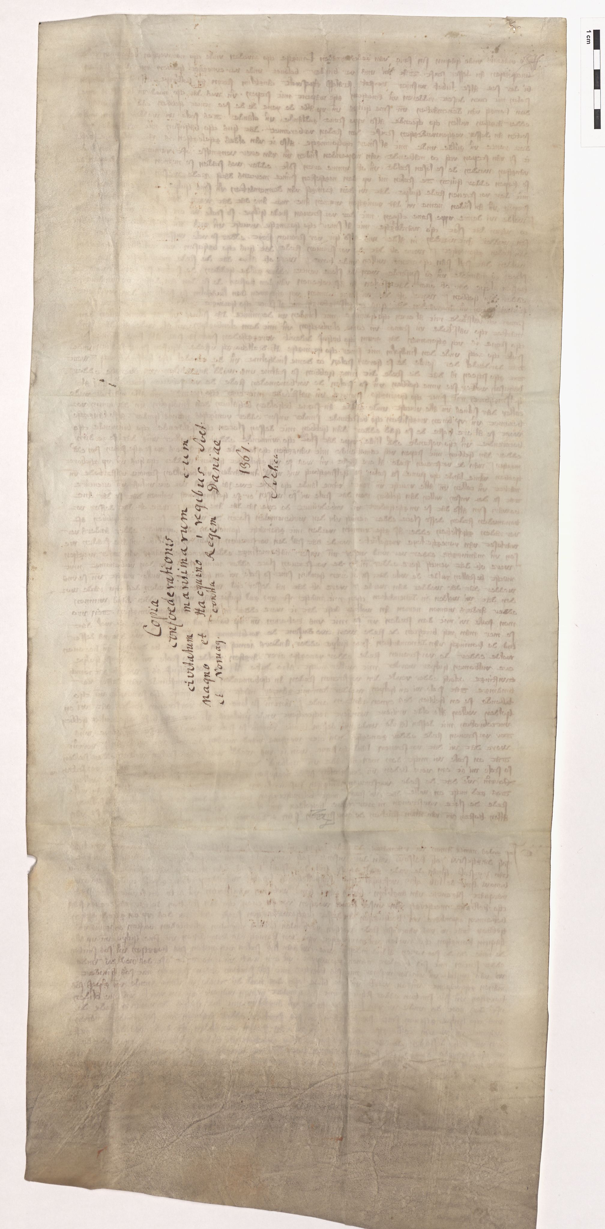 07.1 Urkunden, 3 Auswärtige Beziehungen (Externa), AHL/-/27: Schweden (Suecica), 1161-1855, p. 16