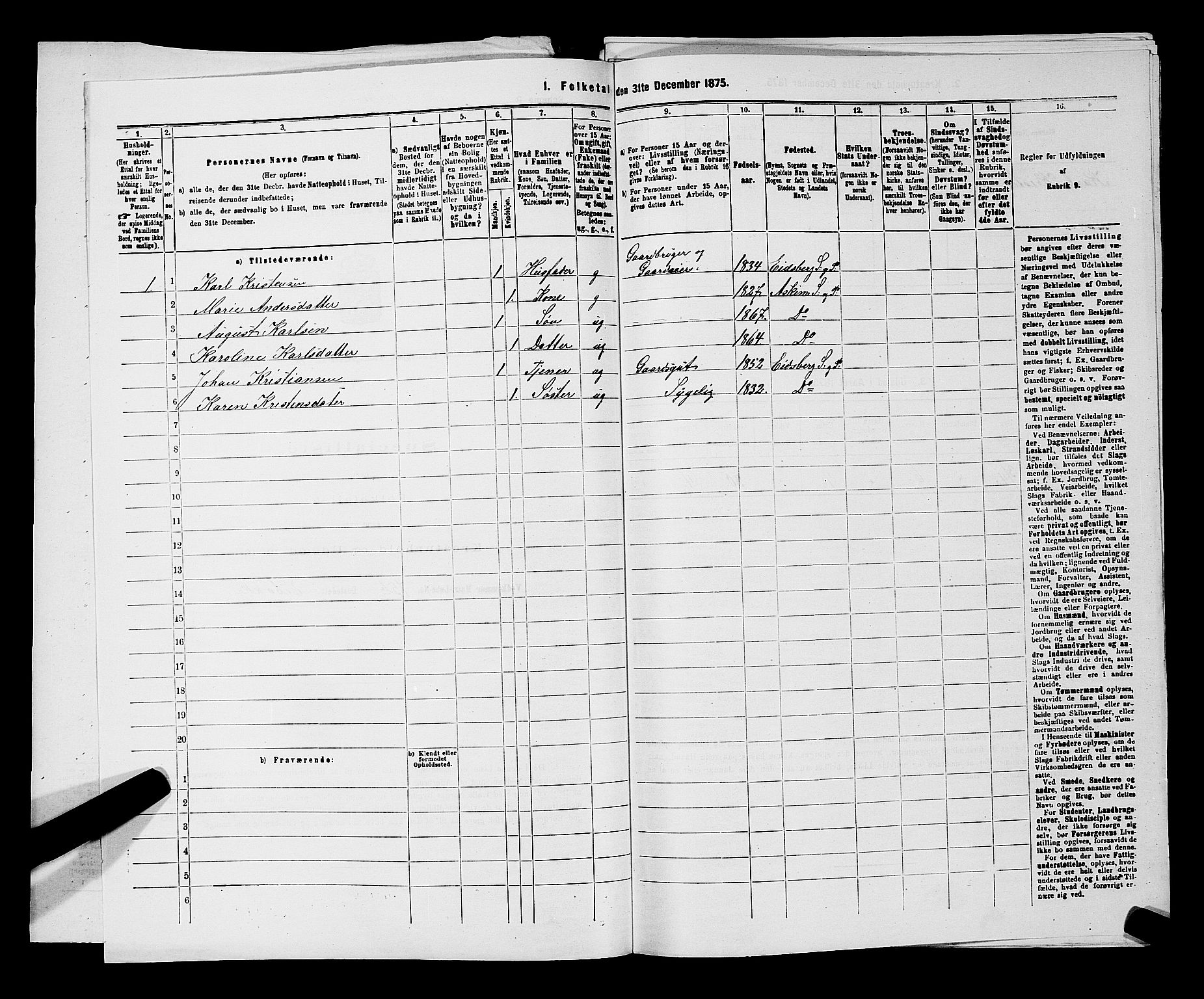 RA, 1875 census for 0124P Askim, 1875, p. 366