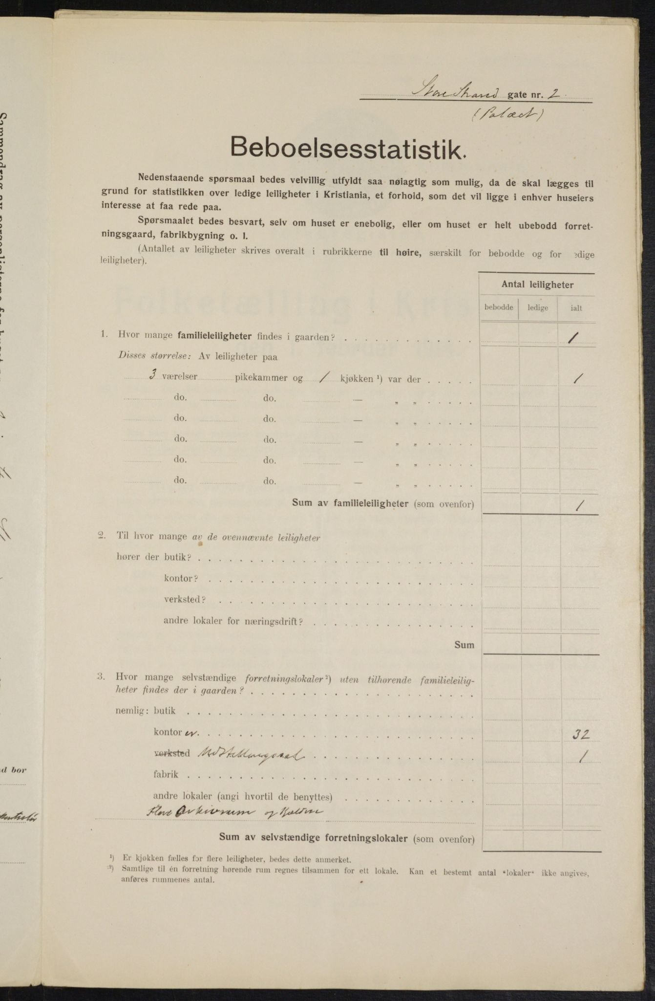 OBA, Municipal Census 1914 for Kristiania, 1914, p. 103524