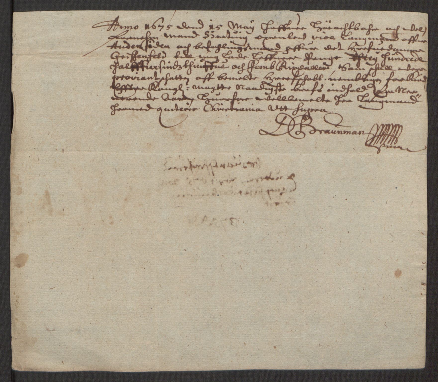 Rentekammeret inntil 1814, Reviderte regnskaper, Fogderegnskap, AV/RA-EA-4092/R32/L1844: Fogderegnskap Jarlsberg grevskap, 1674-1675, p. 18