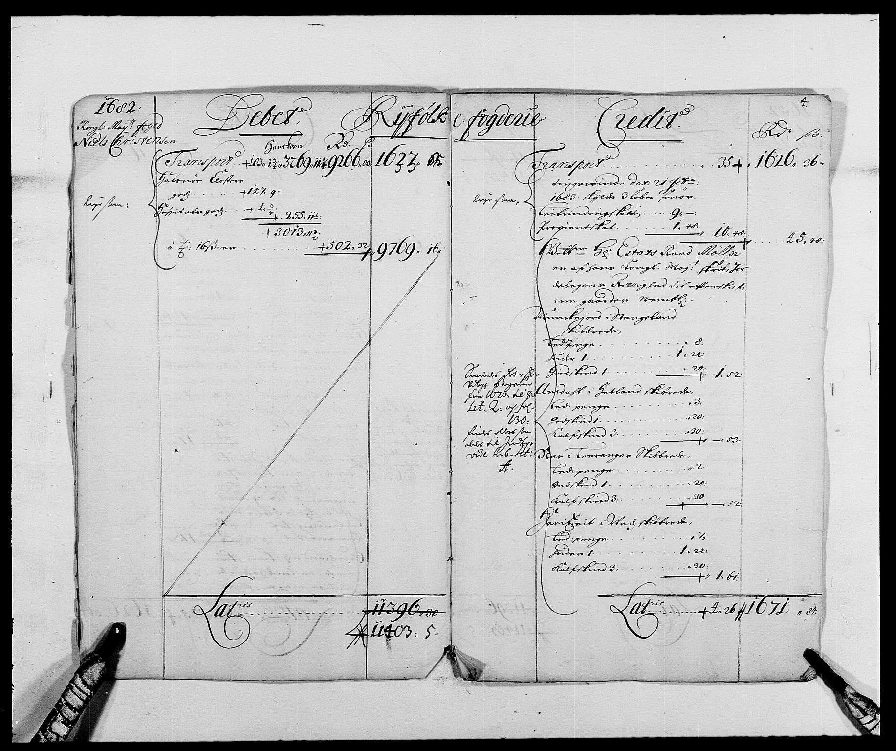 Rentekammeret inntil 1814, Reviderte regnskaper, Fogderegnskap, AV/RA-EA-4092/R47/L2853: Fogderegnskap Ryfylke, 1682-1683, p. 5