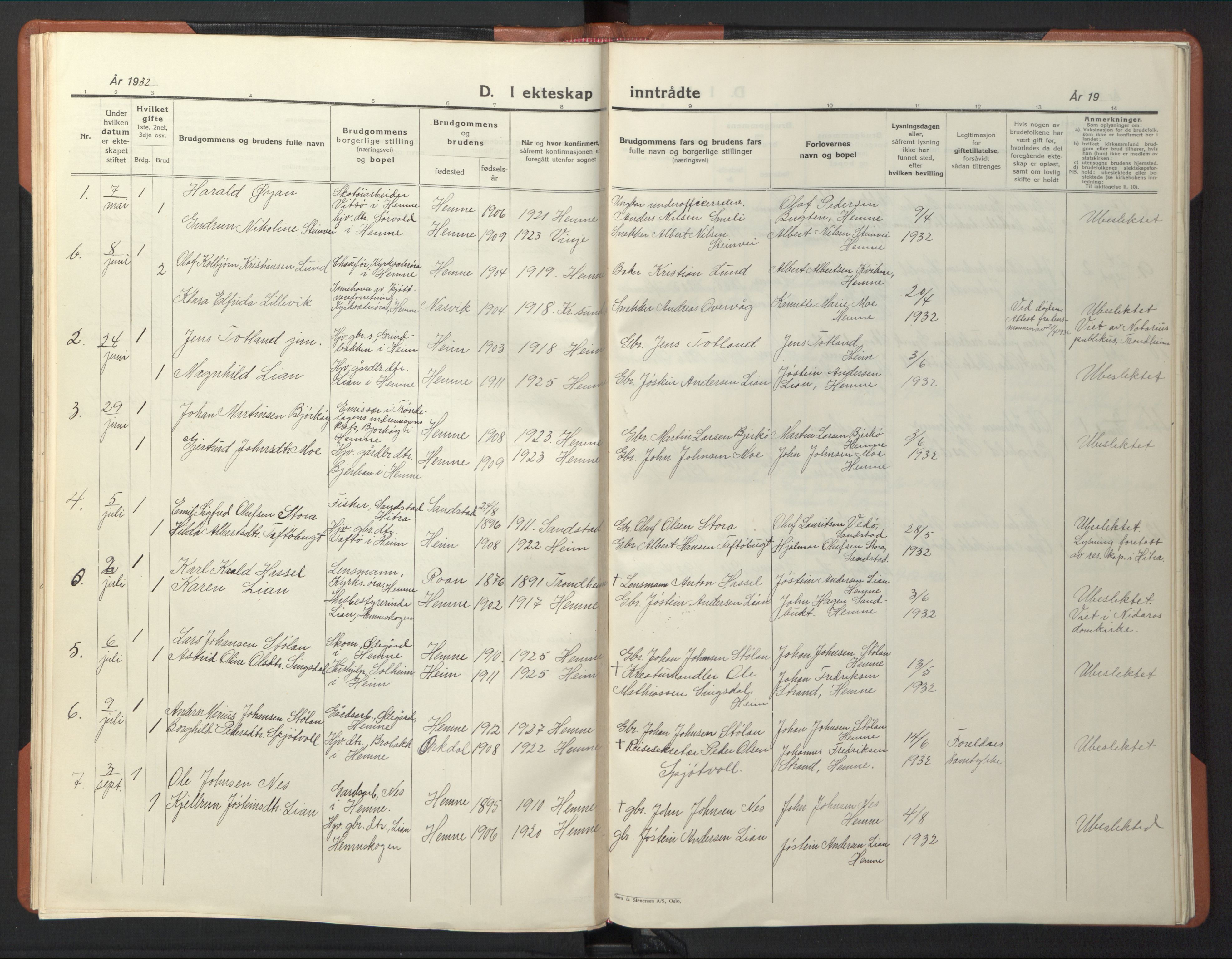 Ministerialprotokoller, klokkerbøker og fødselsregistre - Sør-Trøndelag, SAT/A-1456/630/L0507: Parish register (copy) no. 630C05, 1921-1946