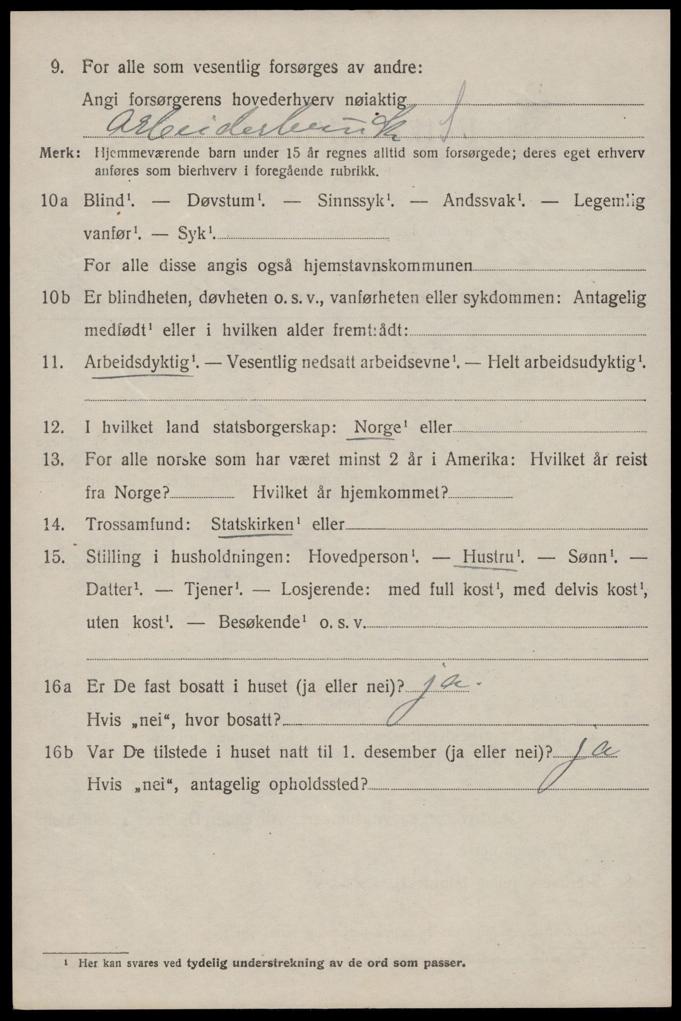 SAST, 1920 census for Høyland, 1920, p. 7801