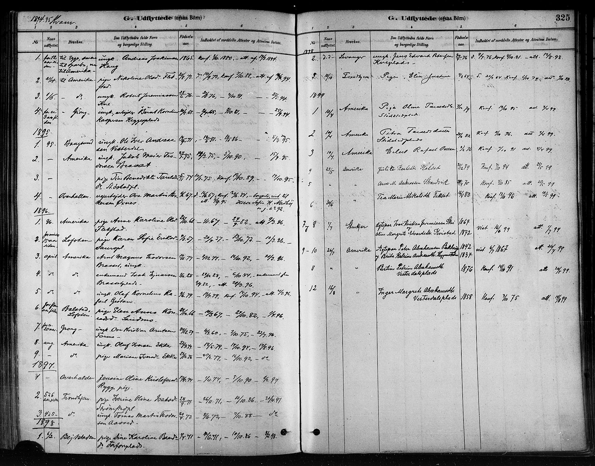 Ministerialprotokoller, klokkerbøker og fødselsregistre - Nord-Trøndelag, SAT/A-1458/746/L0449: Parish register (official) no. 746A07 /2, 1878-1899, p. 325