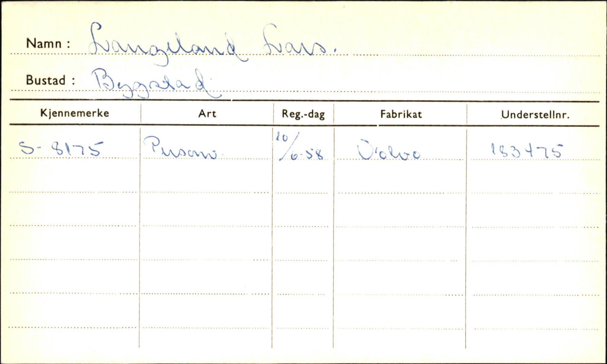 Statens vegvesen, Sogn og Fjordane vegkontor, AV/SAB-A-5301/4/F/L0001B: Eigarregister Fjordane til 1.6.1961, 1930-1961, p. 423