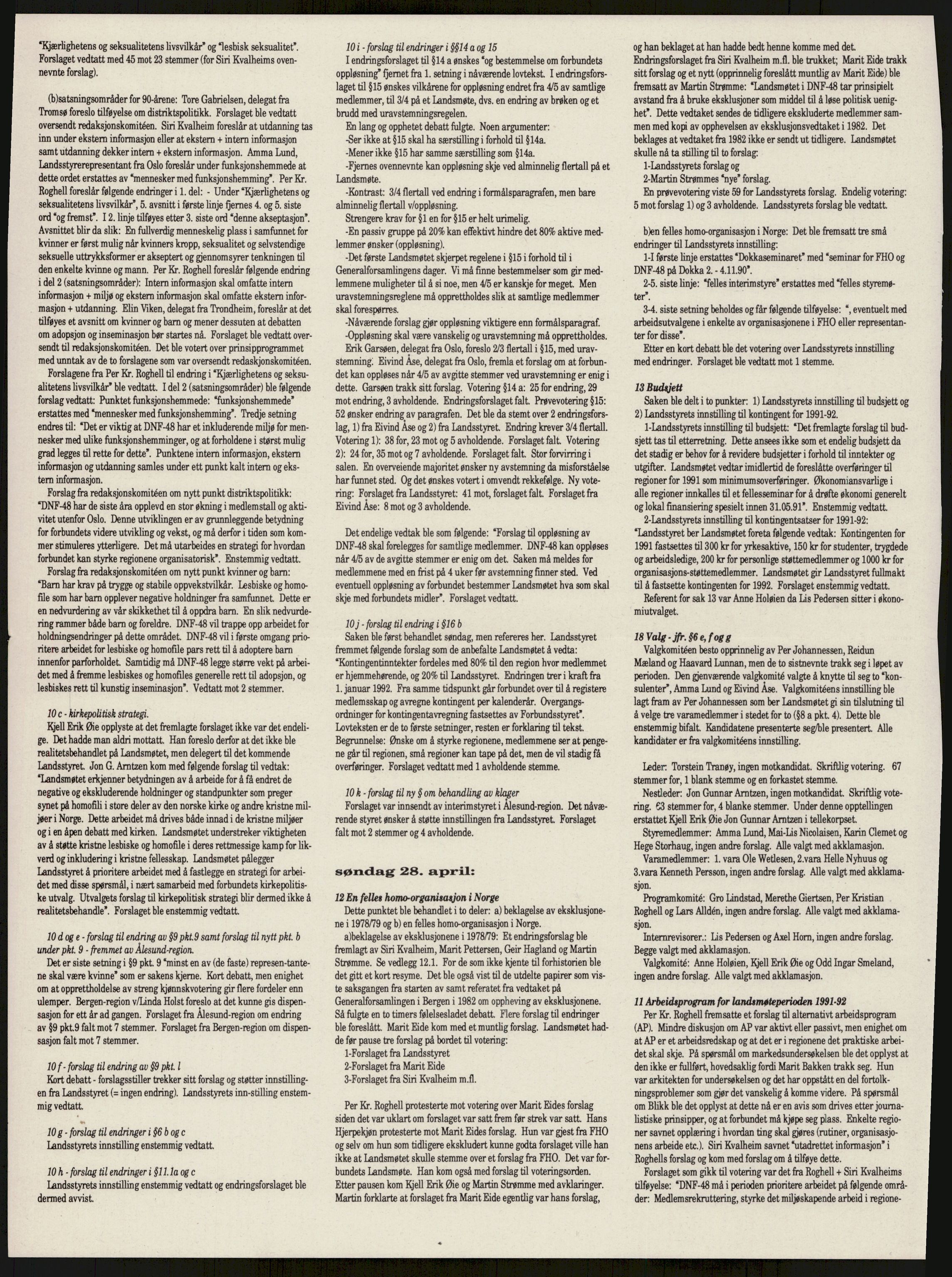 Det Norske Forbundet av 1948/Landsforeningen for Lesbisk og Homofil Frigjøring, AV/RA-PA-1216/A/Ag/L0003: Tillitsvalgte og medlemmer, 1952-1992, p. 763