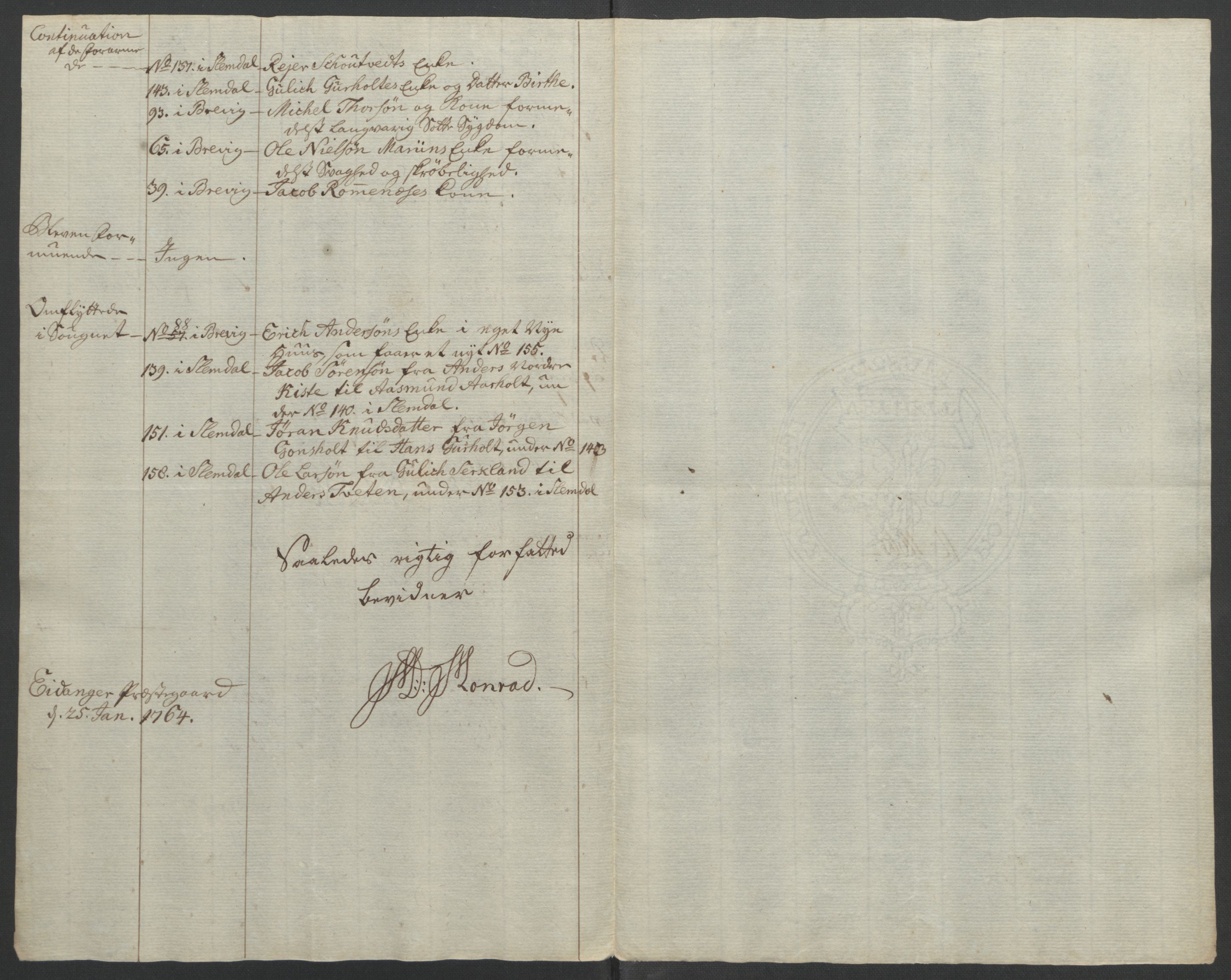 Rentekammeret inntil 1814, Reviderte regnskaper, Fogderegnskap, AV/RA-EA-4092/R37/L2239: Ekstraskatten Nedre Telemark og Bamble, 1762-1763, p. 755