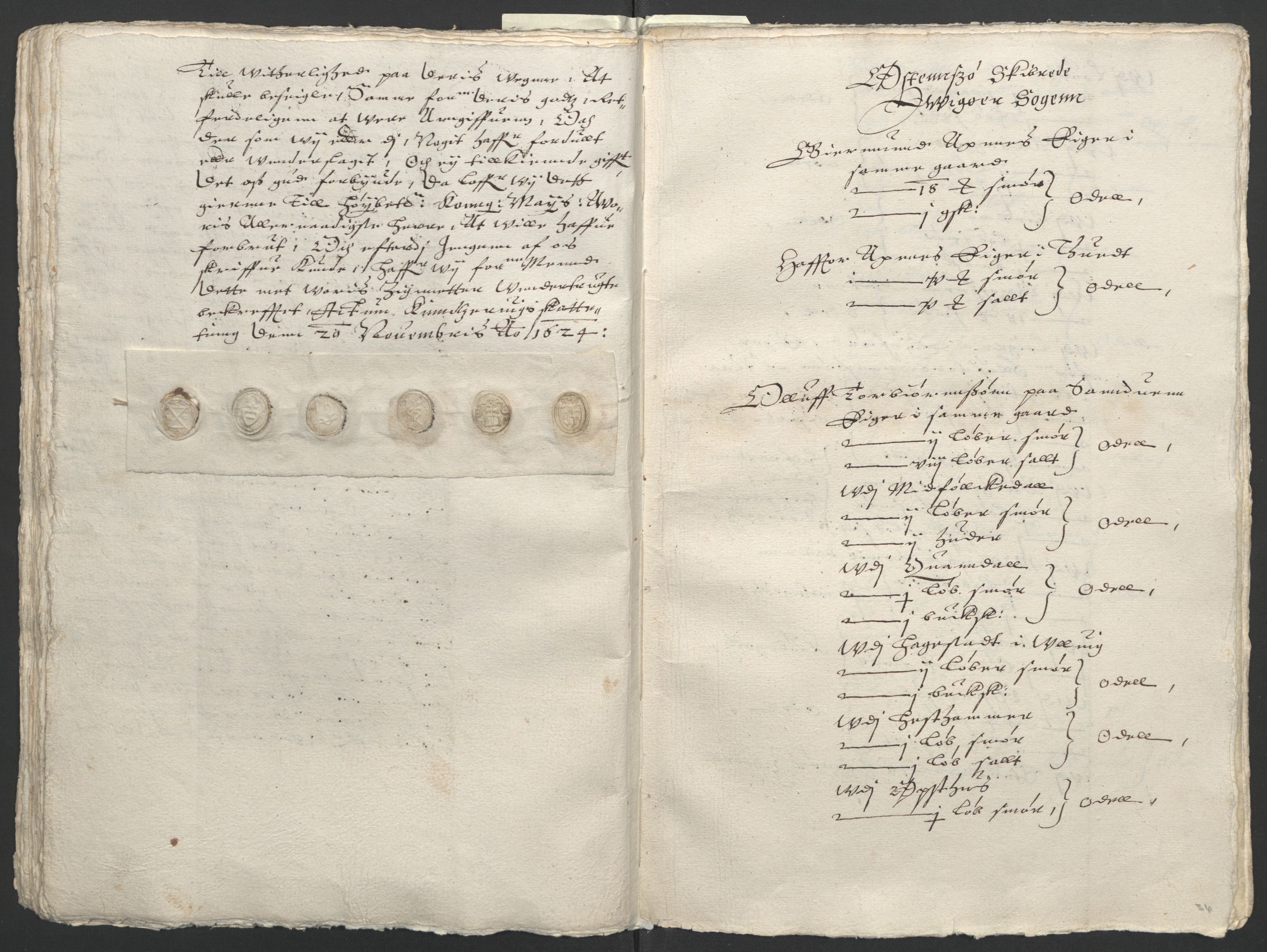 Stattholderembetet 1572-1771, AV/RA-EA-2870/Ek/L0011/0001: Jordebøker til utlikning av rosstjeneste 1624-1626: / Odelsjordebøker for Bergenhus len, 1624, p. 157