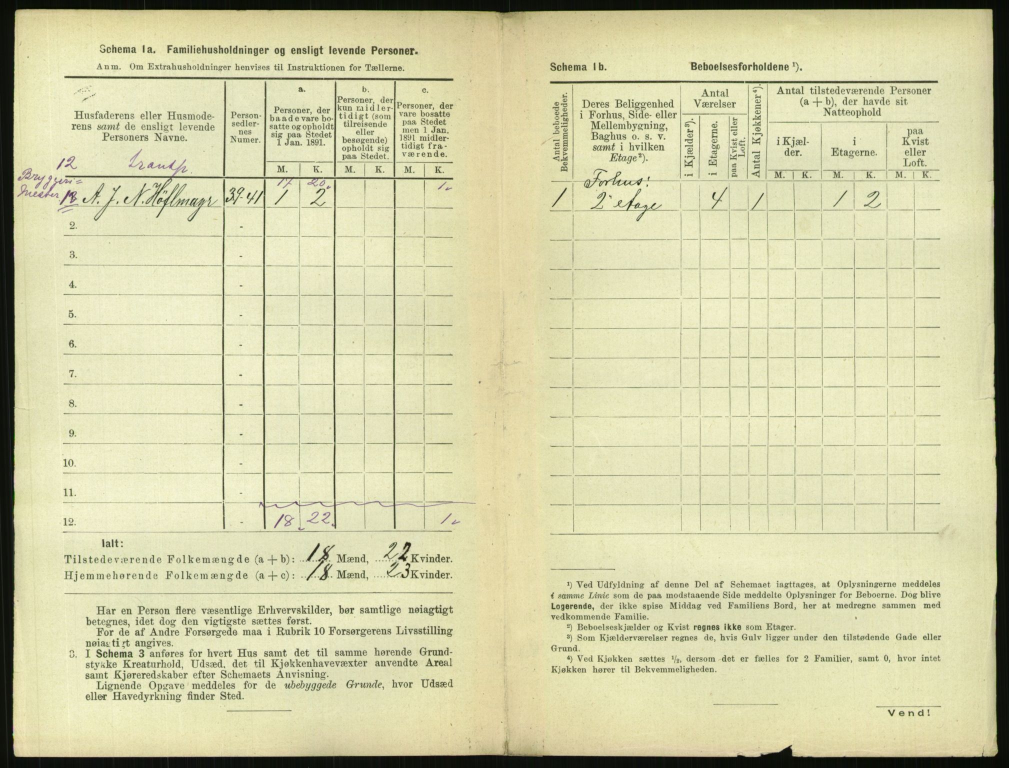 RA, 1891 census for 0301 Kristiania, 1891, p. 109256