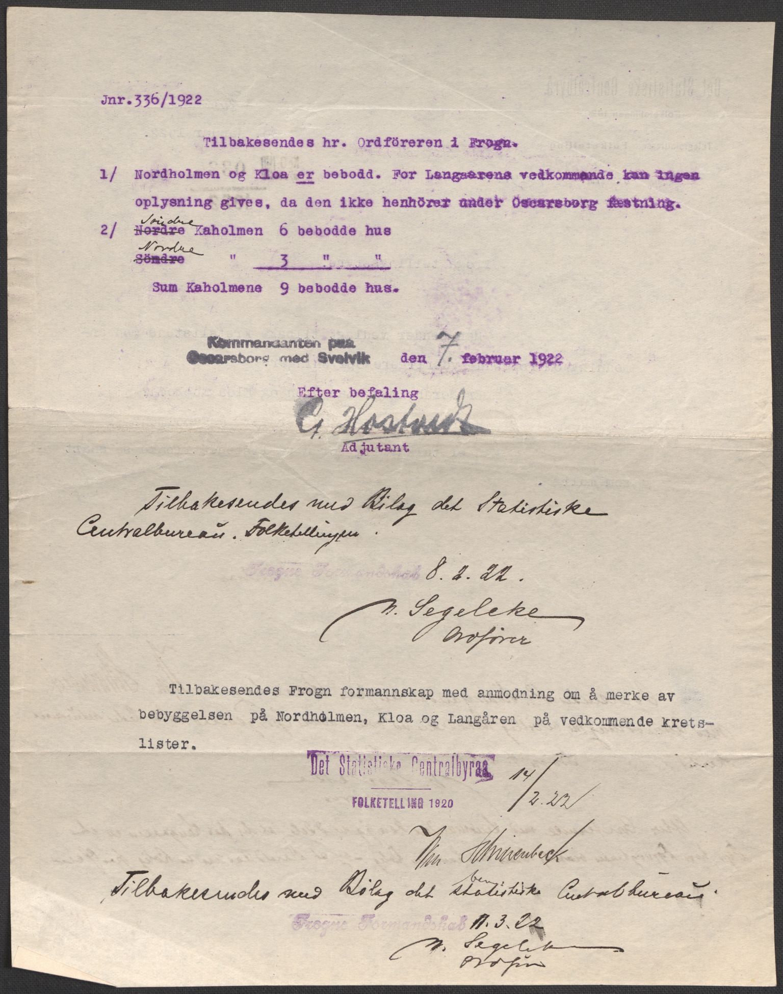 SAO, 1920 census for Frogn, 1920, p. 3